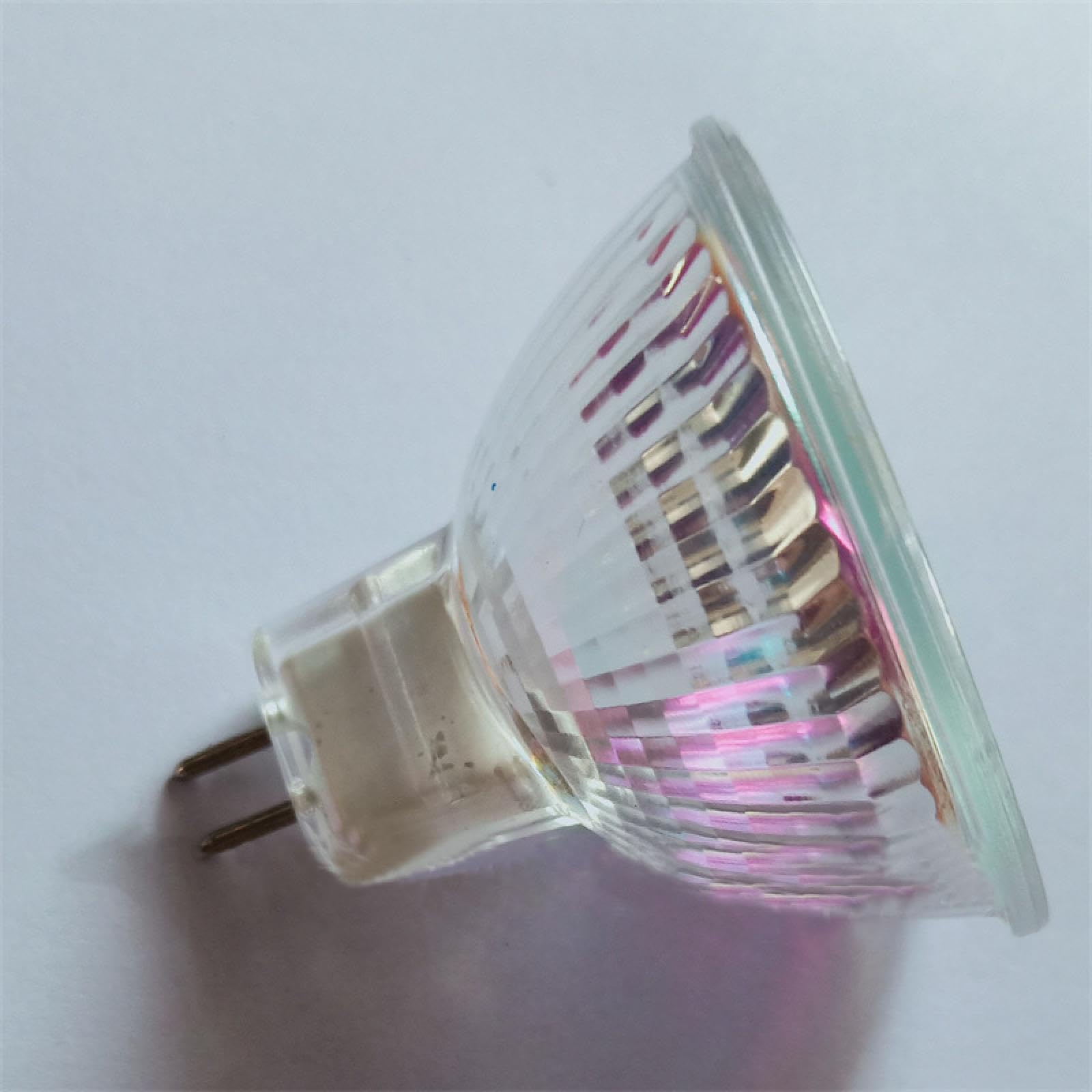MR16 Foco Bombillas Halógenas GU5.3 220V 20W Spot Lámpara Halógena MR16 Foco Bombillas GU5.3 Base De 2 Pines Blanco Cálido Regulables 10Pc 10W