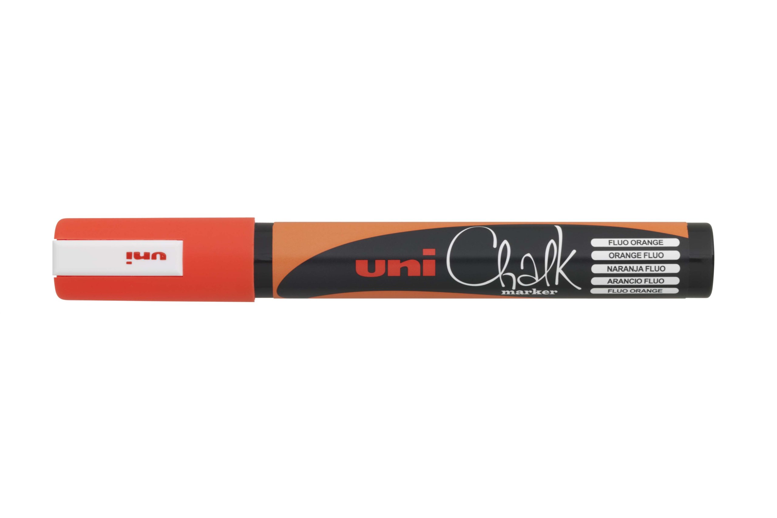 uni-ball Rotuladores de tiza líquida PWE-5M Naranja (6 Piezas)