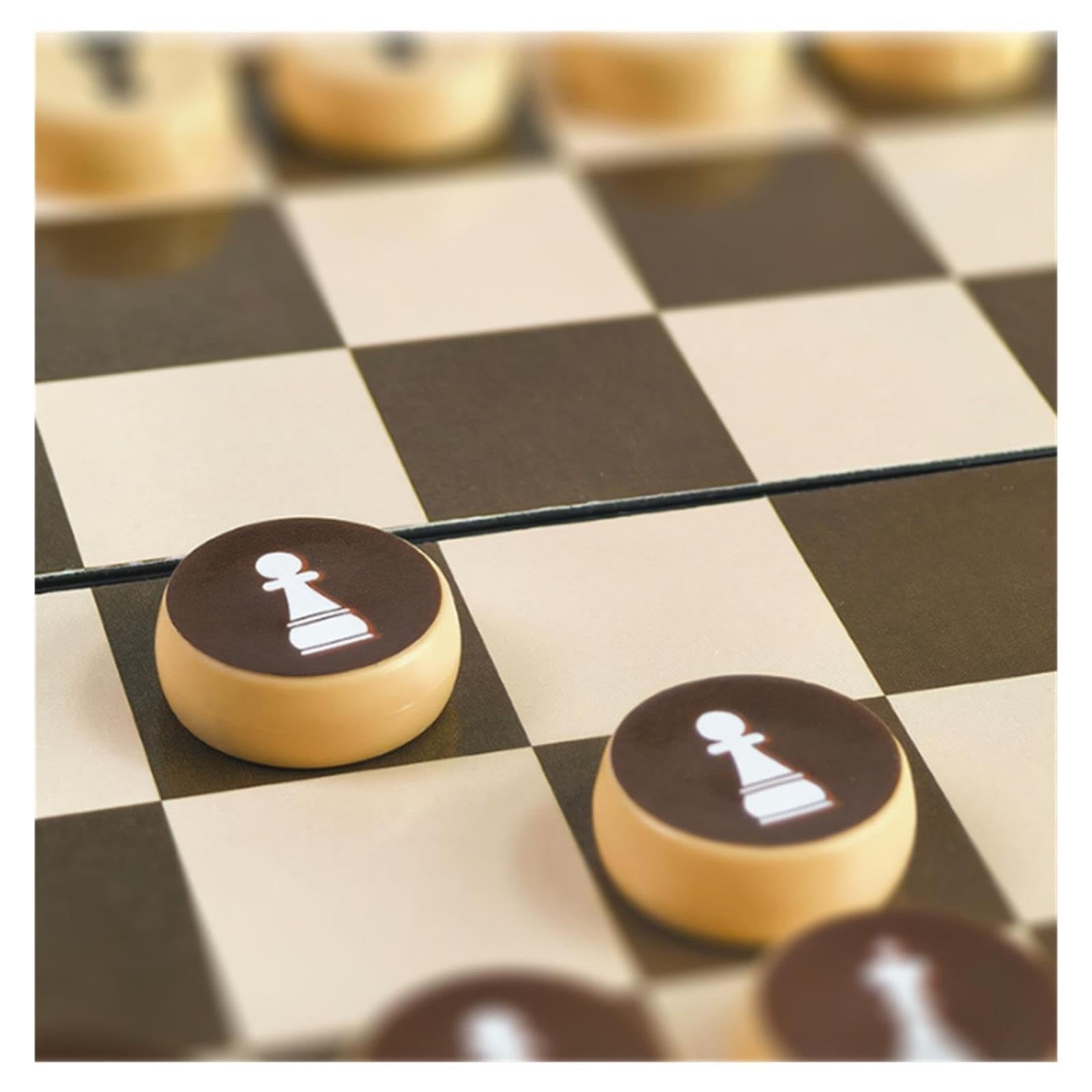 Kit d'échecs magnétique Pliable Compact, Aimant imprimé