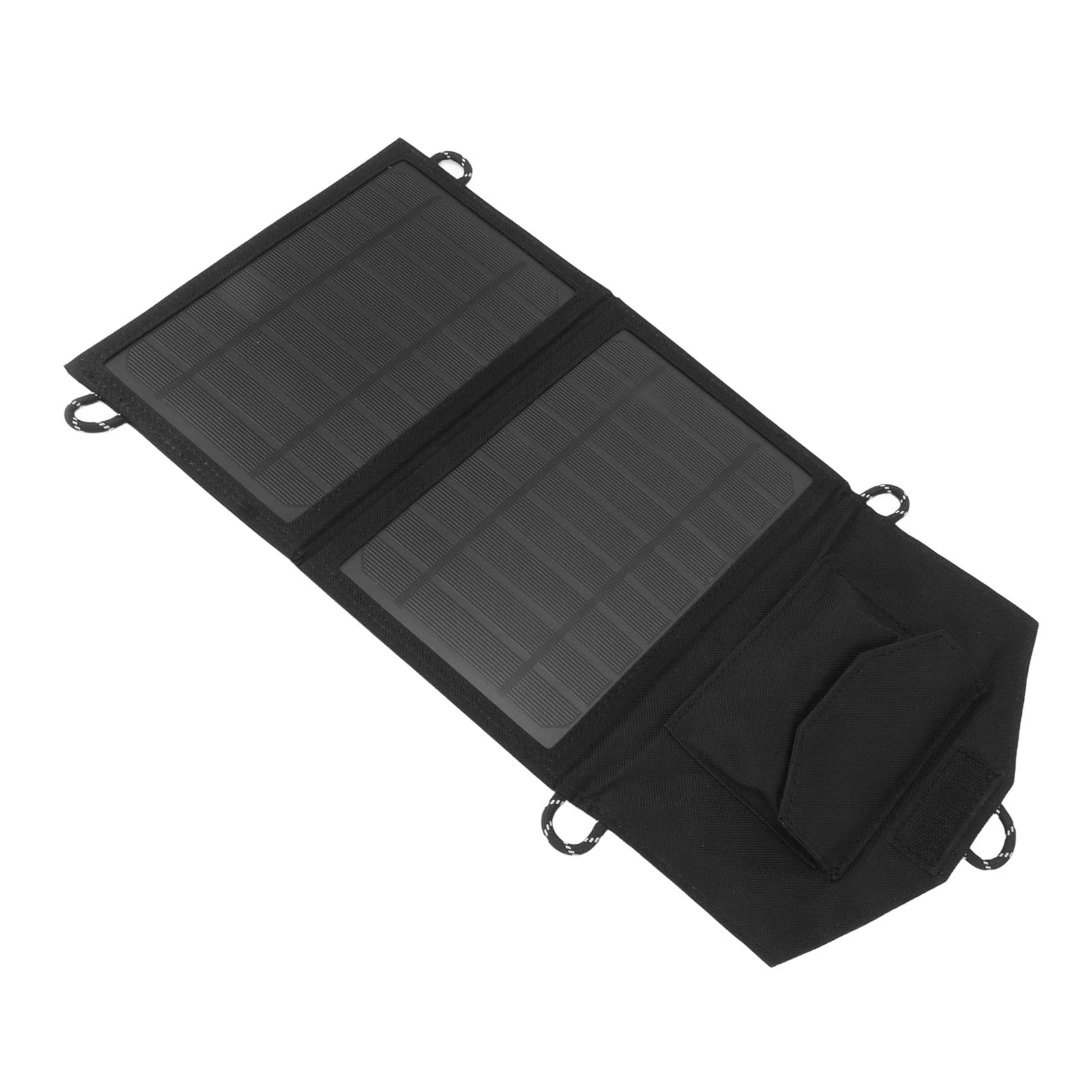Fdit Panel Solar Portátil 100W, Cargador Solar Plegable con Salida USB para