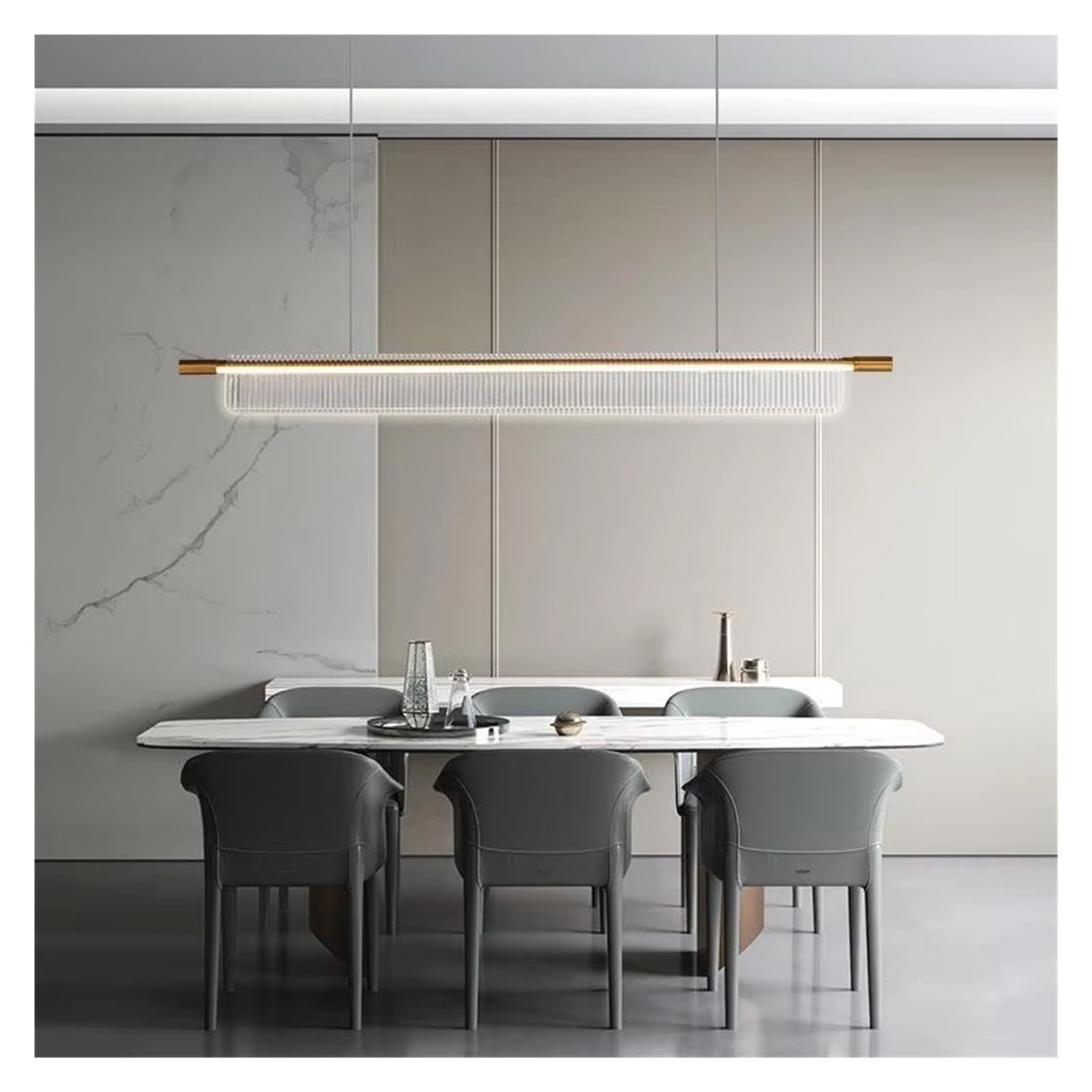 Lampe suspendue LED au design moderne pour illuminer votre restaurant