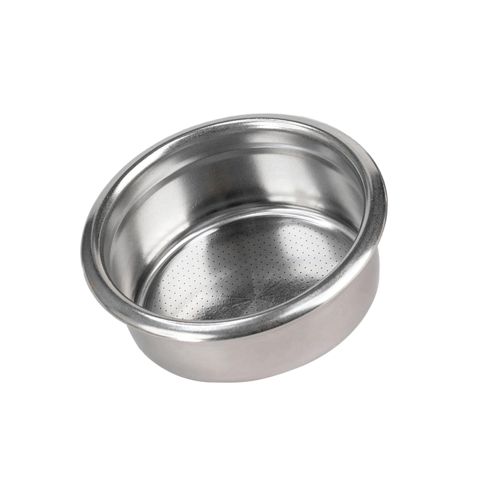 MALSSE Sturdy Single Layer Portafilter Basket Accuracy Drilled Holes Nonrust Steel for Optimal Flavor Single Layer Structure for Flavor and Easy