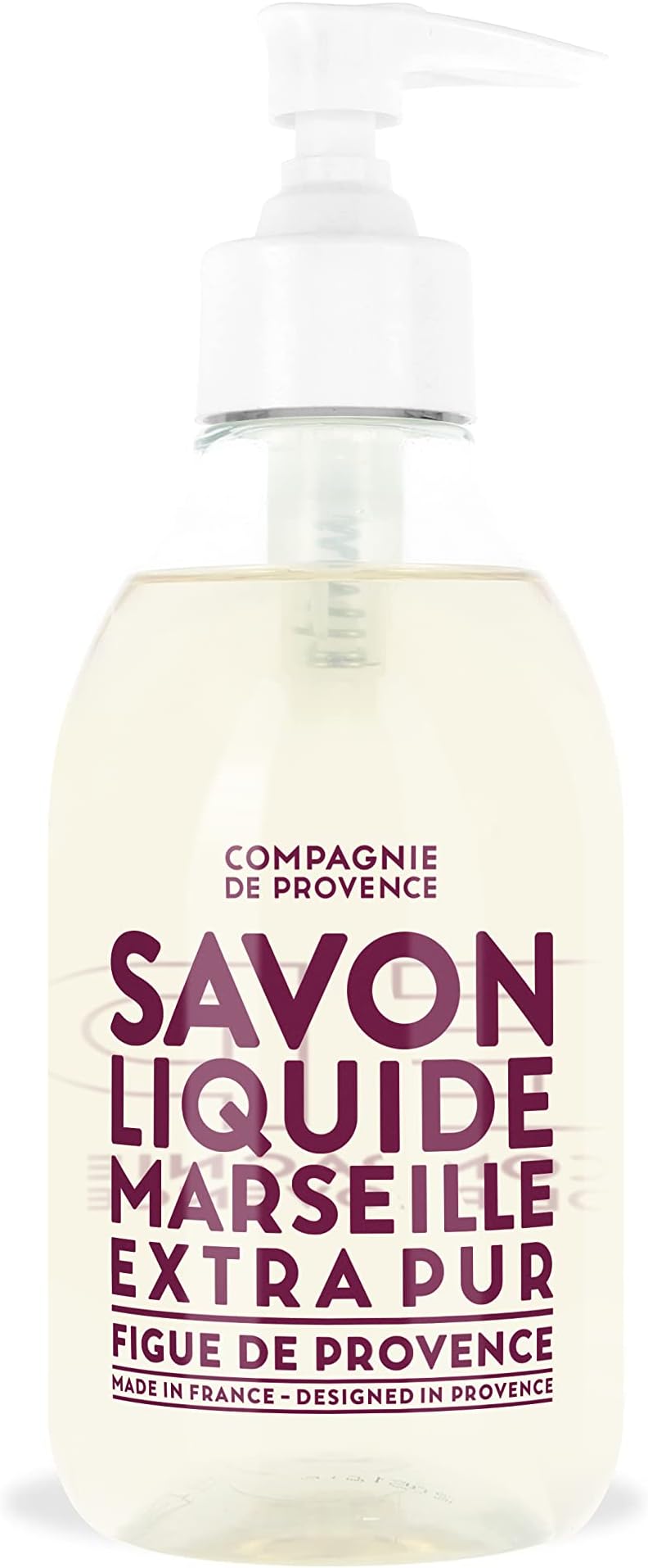 Compagnie de Provence Savon de Marseille Extra Pure Liquid Soap - Fig of Provence - 10 Fl Oz Plastic Pump Bottle