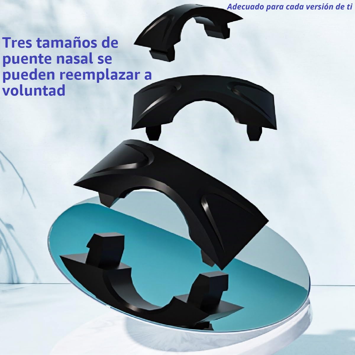 Kiuiom Gafas de Natación Unisex Adulto,Gafas de Natación Anti-vaho,Gafas Buceo 100% Antifugas,Gafas Piscina con Tapones Oidos Natación Y Clip Nariz Impermeable para Entrenamiento Nadar