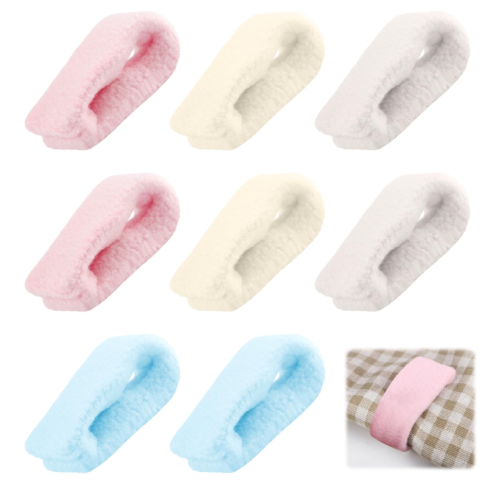 Duvet Clips to Keep Duvet in Place,Pinless Design Protects Fabric Scratches