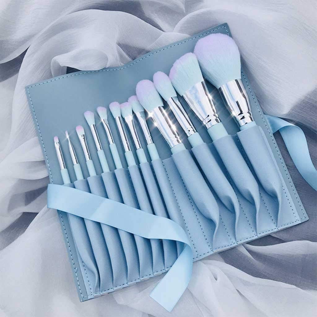 12pcs Professional Trucco Pennello Pennello Rosso Pennello Eye Spazzola Spazzola Riparazione Spazzola Spazzola Spazzola Trucco Pacchetto Bellezza(3-Pack)