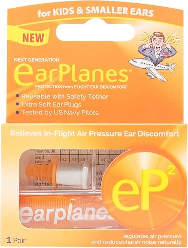 eP2 para Niños de Cirrus Healthcare 1 Par de EarPlanes Reutilizables (1 Par Reutilizable)