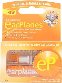 eP2 for Kids by Cirrus Healthcare 1 EarPlanes Reusable Pair (1 Reusable Pair)