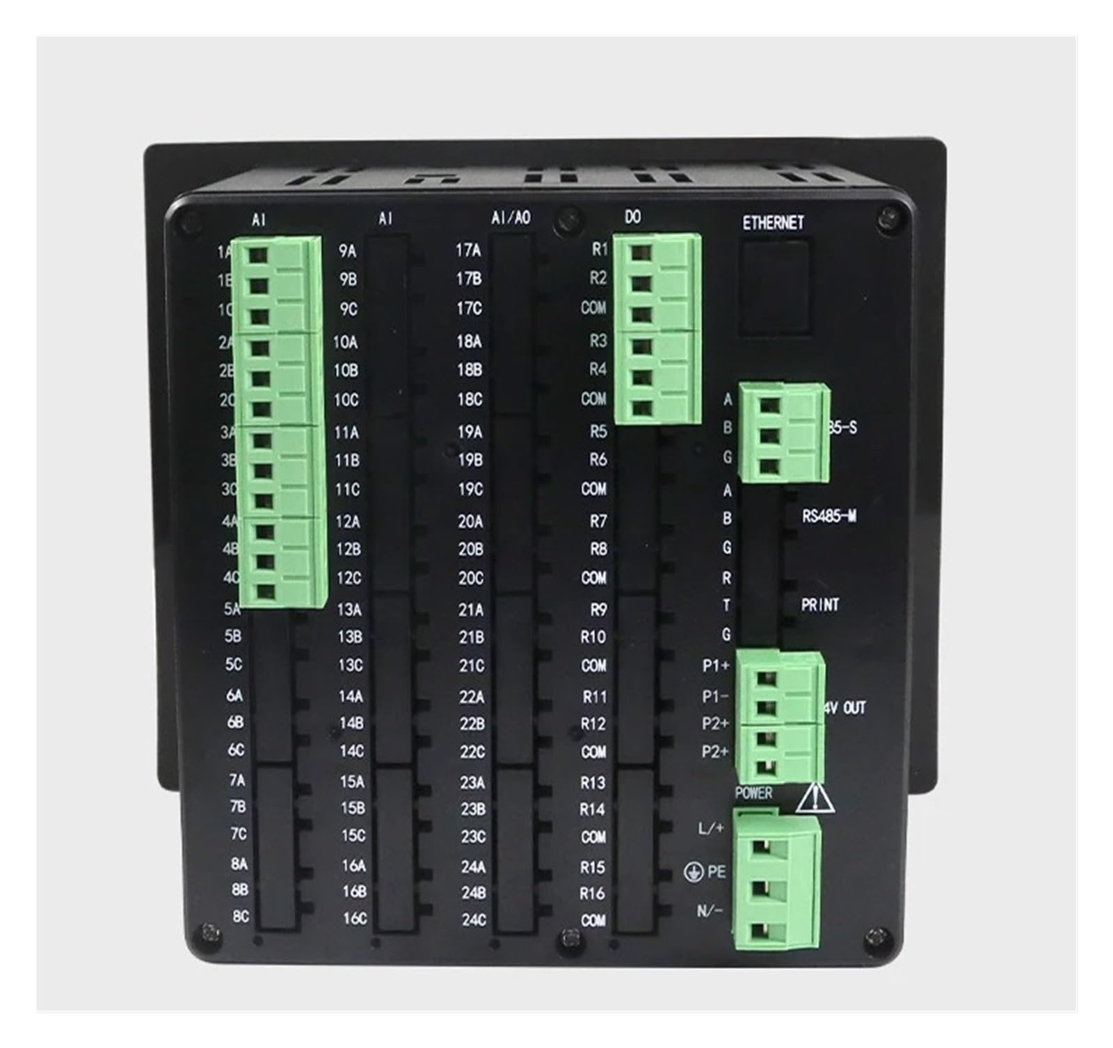 Touchscreen Mehrkanal-Papierloser Rekorder Temperaturkurvendaten Druck Temperatur Strom Spannung Datenlogger(6 Channel)
