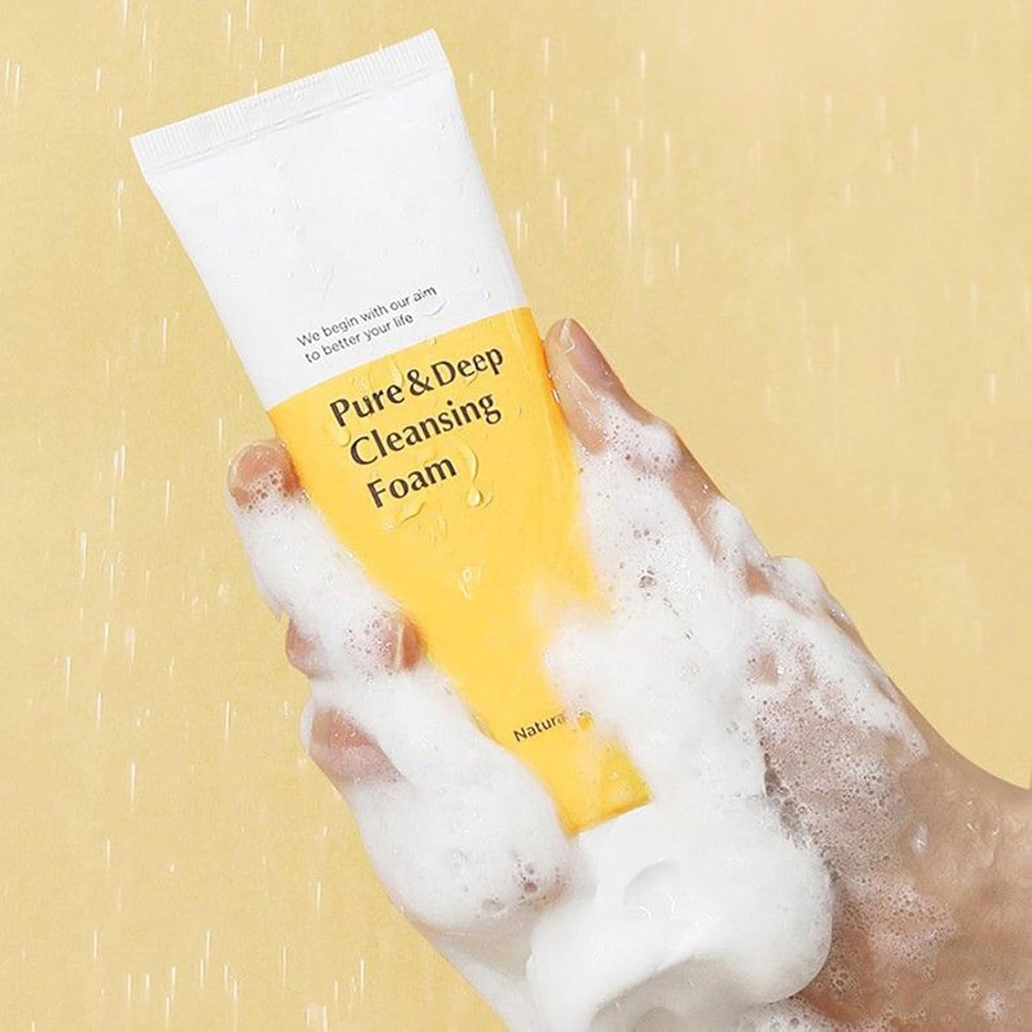 Limpiador Facial Espumoso, Limpiador Hidratante con Control de Grasa, Apto para Poros Dilatados, Piel Sensible, Viajeros, Jóvenes y Estudiantes