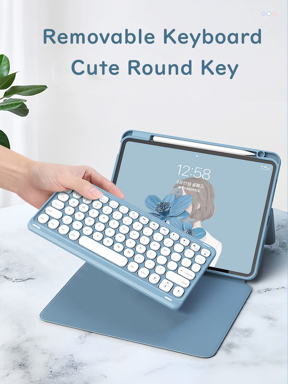 SOUYOYIHI Magnetic Keyboard Case for iPad A16 2025 (11th Gen - Image 4