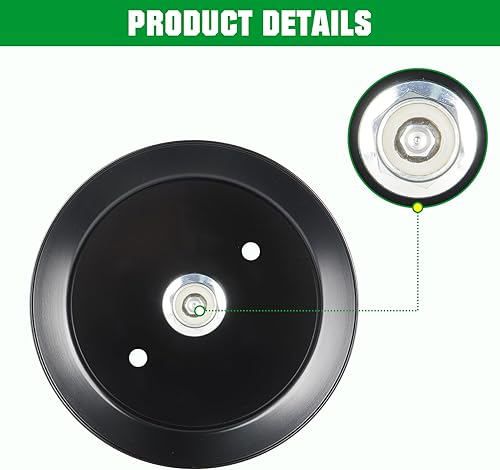 Miniatura 48 de Youxmoto 2 unidades de husillo 187292 192870 apto para AYP, apto para Husqvarna 532187292 539112057 587125401 587253301 587819701, para cubierta