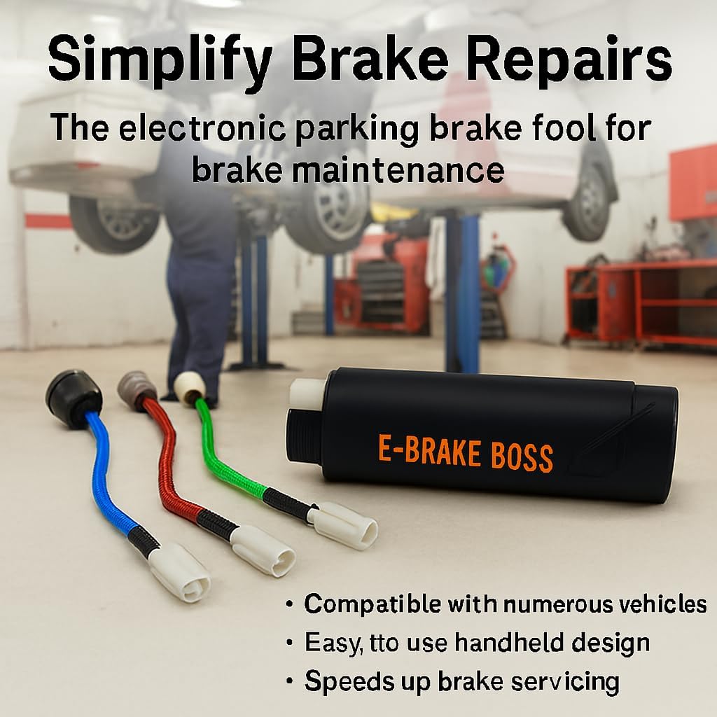 CUTE THINGS & CC E-Brake Boss Brake Caliper Alignment Tool for auto Repair. Save time, Increase Accuracy Reduce Effort During Brake pad Replacement, Caliper Positioning, and Brake Maintenance.