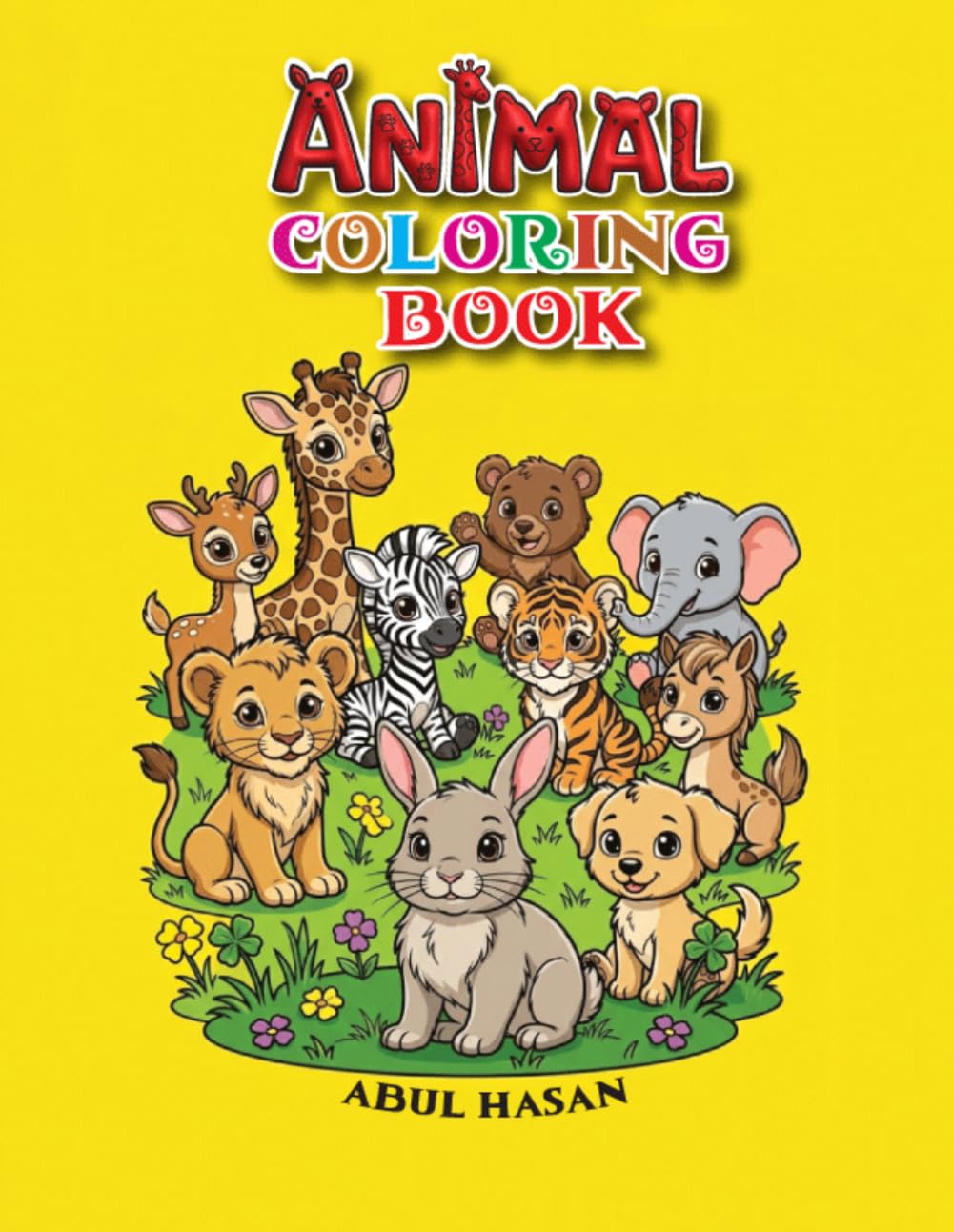 Fun & Easy Coloring Book for Kids Ages 4–8
