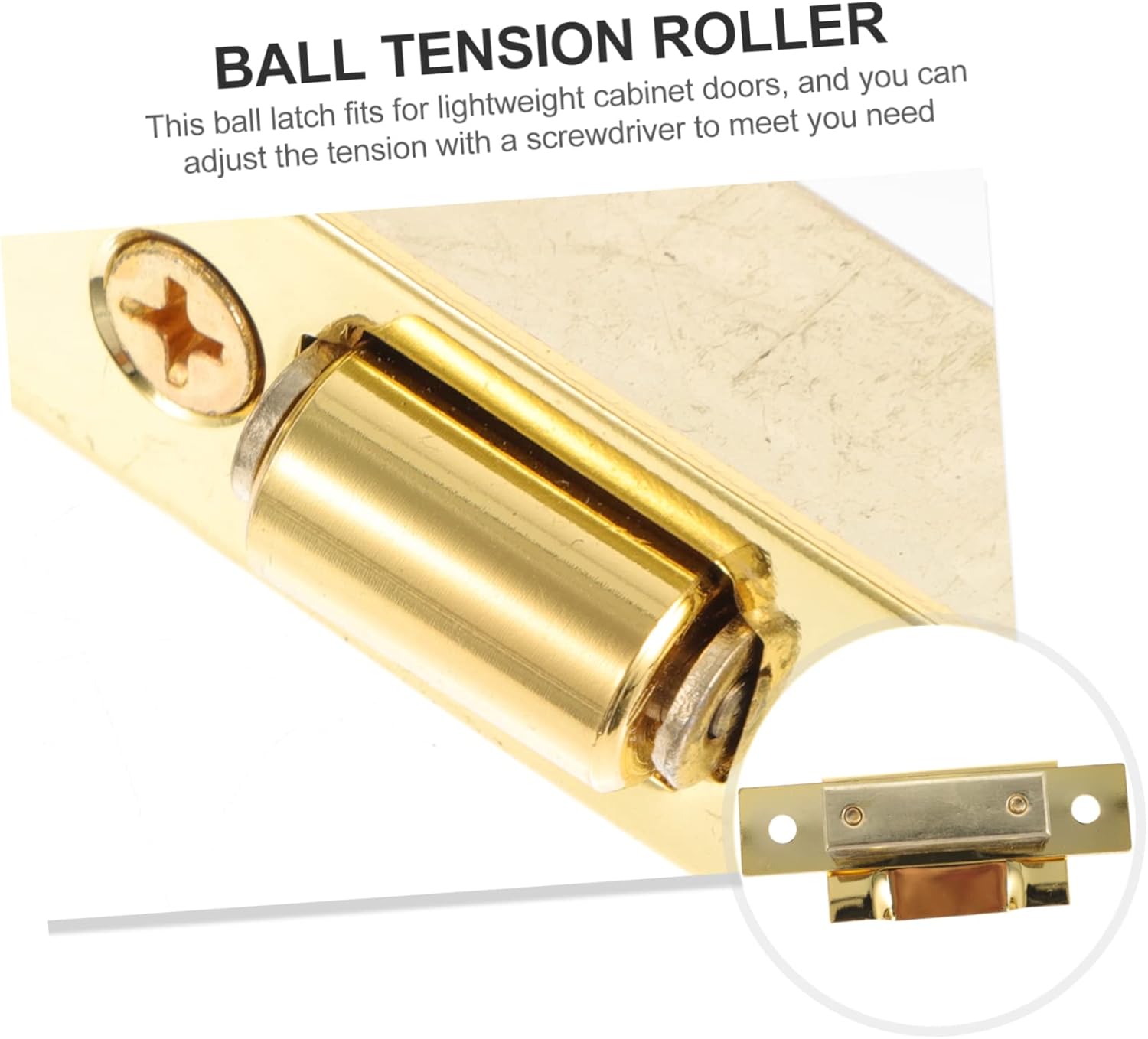 2pcs Door Catch Alloy Closet Accessory for Light Cabinet Doors Easy Installation and Robust Tension Control