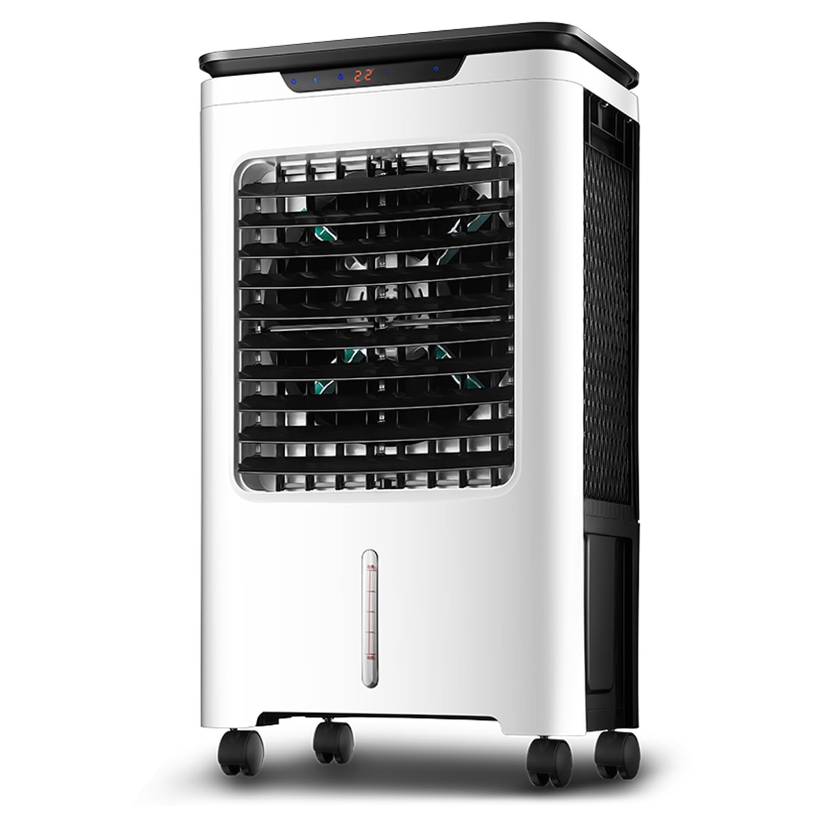WPWSDWMX Portable Swamp Coolers, 36L Evaporative Cooler with 4 Speeds 12H Timer, 120° Oscillating Air Cooler for Home Garage Patio