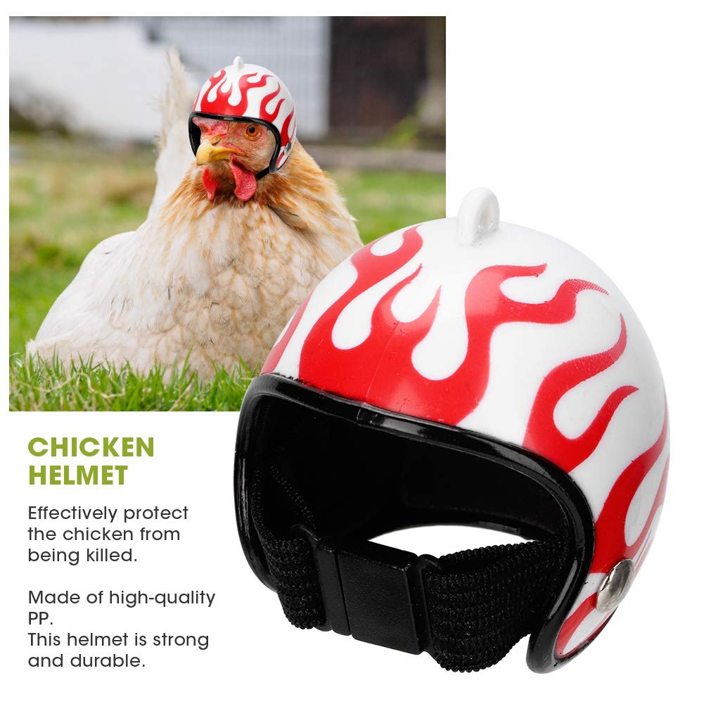 1 Pc Chicken Cap Toy Chicken Helmet Small Pet Hard Hat Bird Duck Quail