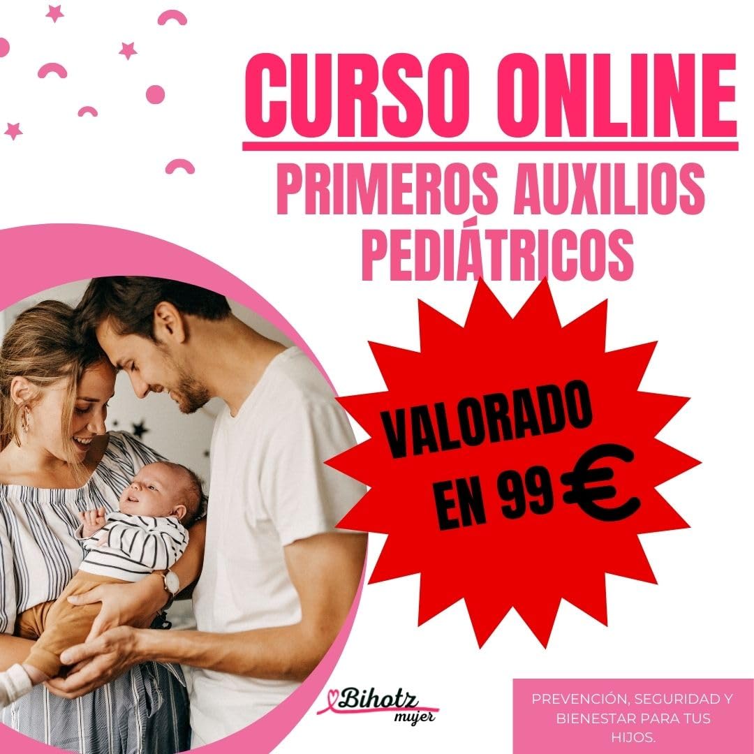 PACK PROMOCIÓN Curso Online Primeros Auxilios Pediátricos + Nursicare Parches Para Reducir Dolor en los Pezones Durante la Lactancia | Apósitos Cura Grietas | 12 Unid. | Altísima Calidad