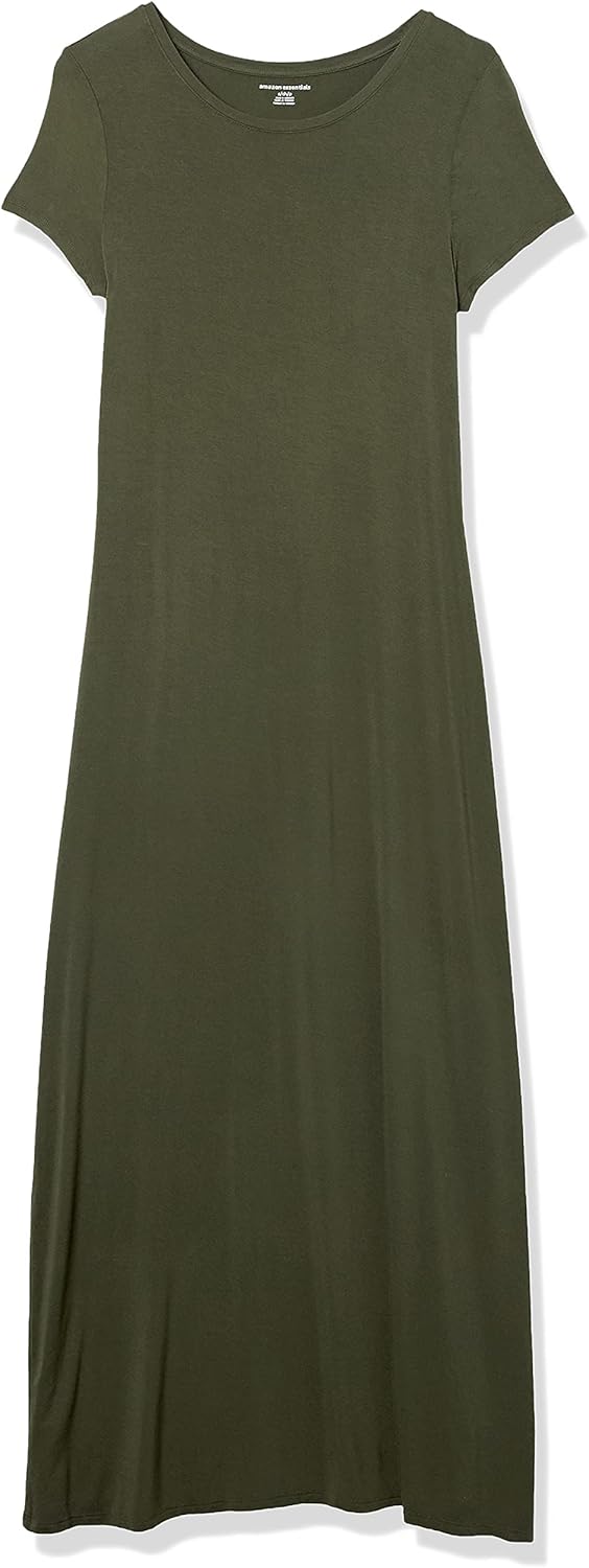 Amazon Essentials Women's Short-Sleeve Maxi Dress, Flowy - Image 7