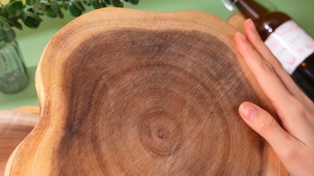 Set de 2 Tablas Redondas de Madera Acacia, 12.2 cm miniatura 7
