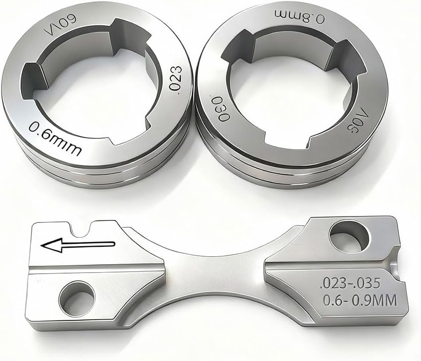 KP1696-030S Drive Roll Kit .023-.030 V-Groove Solid Wire Replacement For Lincoln Power MIG 216, 255XT, 350MP, MIG Welder & LN-15, Power feed 25M, LF-72, LN-25 PRO, LN-25 PRO Dual Power Wire Feeder