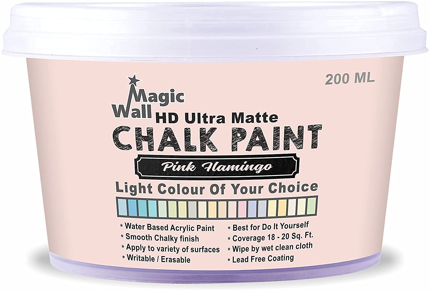 See full amazon price history chart for Chalk Paint Light Colour | 200 ML - Ultra Matt Finish | Water Base Acrylic Paint | Coverage : 10 to 20 Sq. Ft. | Apply on Surfaces Like Walls, Boards, Furniture & Home Décor Products (Pink Flamingo) Chalk Paint Light Colour | 200 ML - Ultra Matt Finish | Water Base Acrylic Paint | Coverage : 10 to 20 Sq. Ft. | Apply on Surfaces Like Walls, Boards, Furniture & Home Décor Products (Pink Flamingo) (B09F9KBDBQ) Amazon Price History, Amazon Price Tracker
