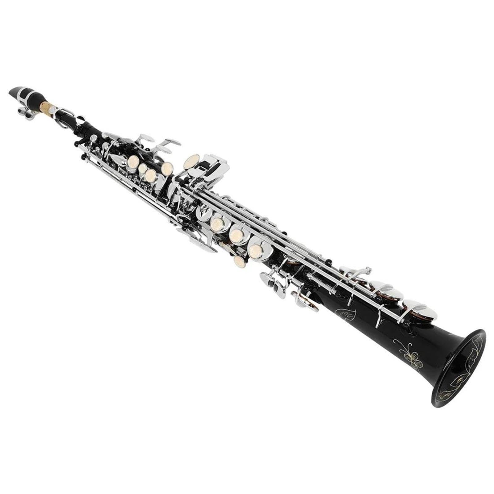 Saksofon Instrumenty Muzyczne Dorosły Prosty Saksofon Sopranowy B Płaski