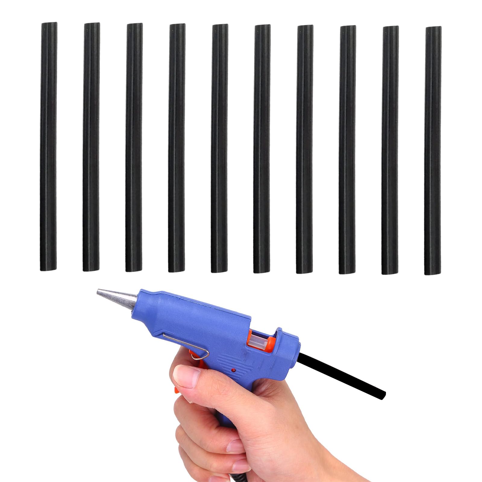 Klebesticks, Heißklebestift, 10 Stück Heißklebesticks 11 X 270 mm, Klebesticks Schwarz, Heißklebepistole Sticks, Heißkleber Für Heimwerken Reparieren Zum Kleben Von Holz, Kunststoff, Keramik