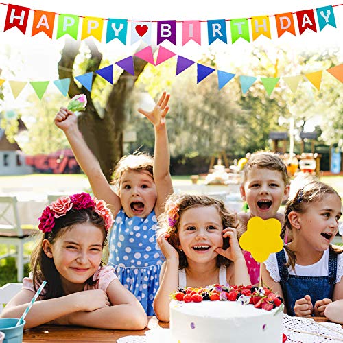 EQLEF Bandiere di Feltro Arcobaleno Feltro