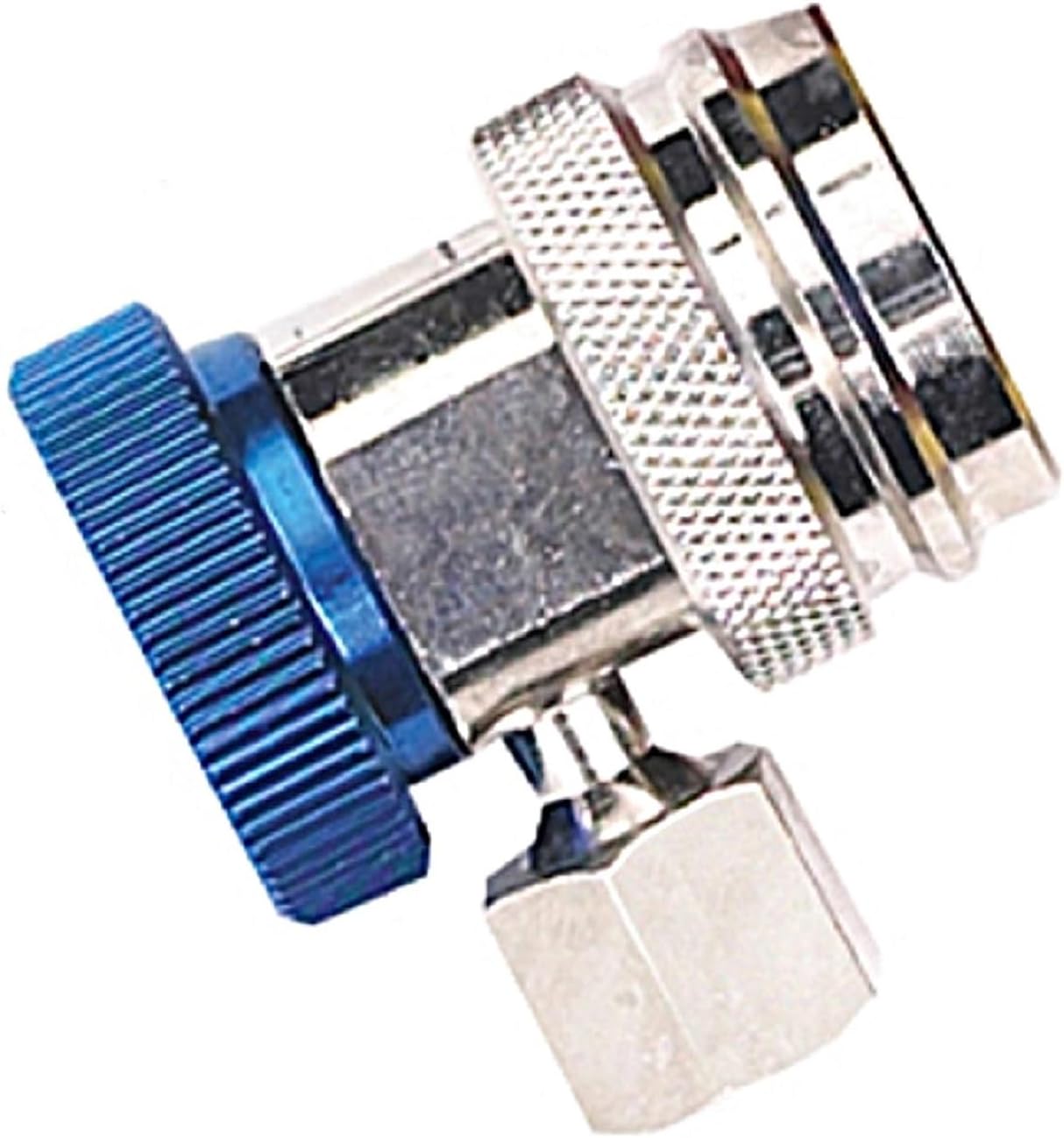 Robinair 18190A R-134a Low Side Service Coupler with Blue Actuator and 6-Ball Coupler; For Use with Automotive HVAC Systems