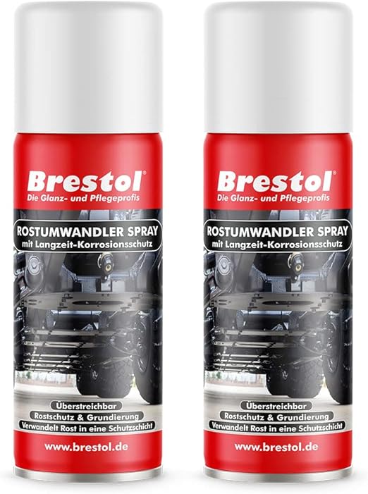 Roststopp Für Oldtimer BREHMA 12x Epoxy Rostumwandler 400ml Spraydose Rostentferner Rostschutz Rostumwandler Mit Grundierung