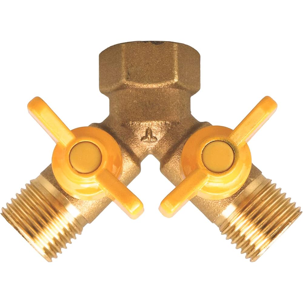 Amazon | 止水栓分岐 標準G1/2 蛇口継手 ホース 分岐コネクタ Y