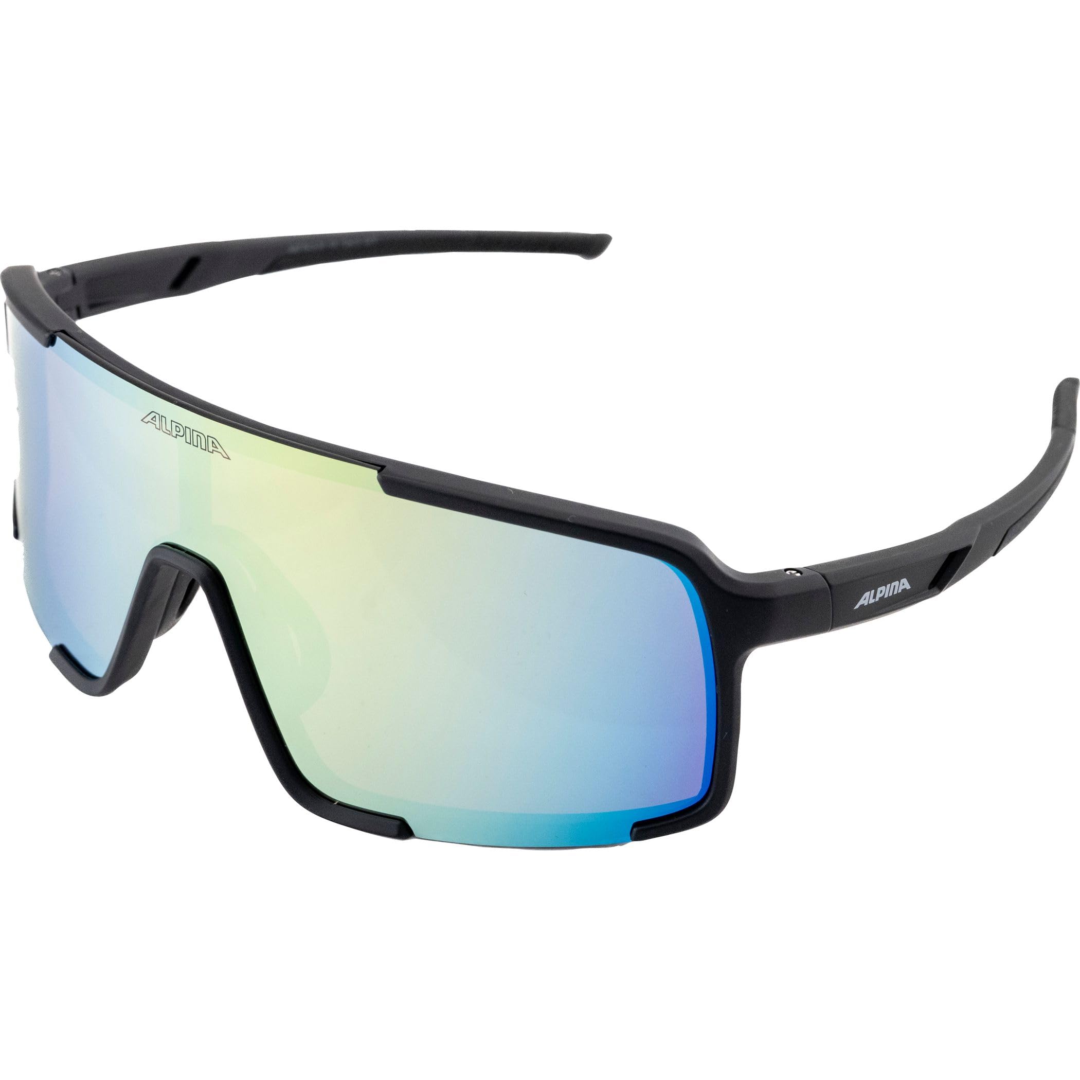 ALPINA VASBA, stylowe sportowe okulary dla dorosłych - black matt gold - M