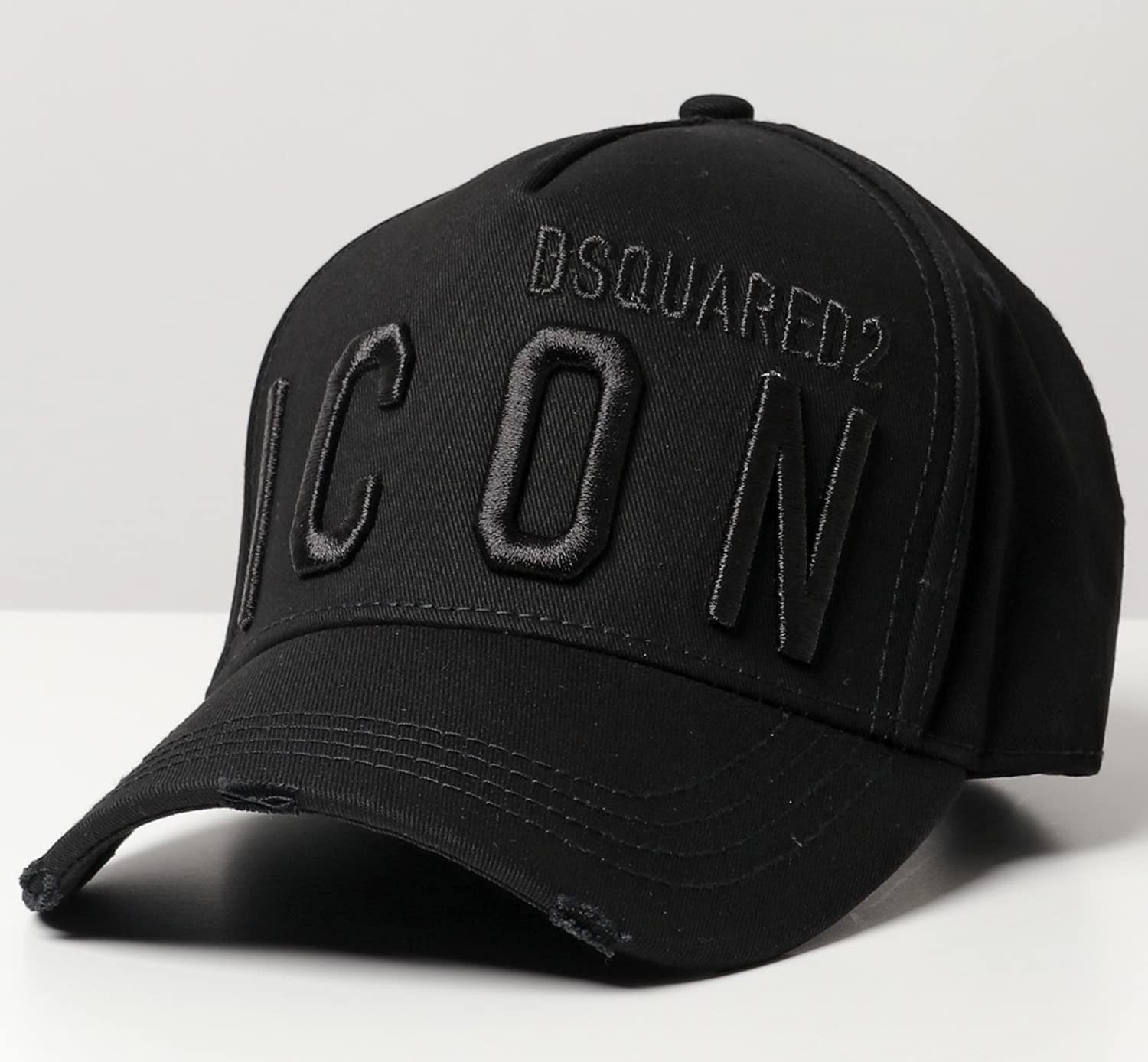 DSQUARED2 Icon Baseballcap Logo Cap Kappe Basebalkappe Hat Black