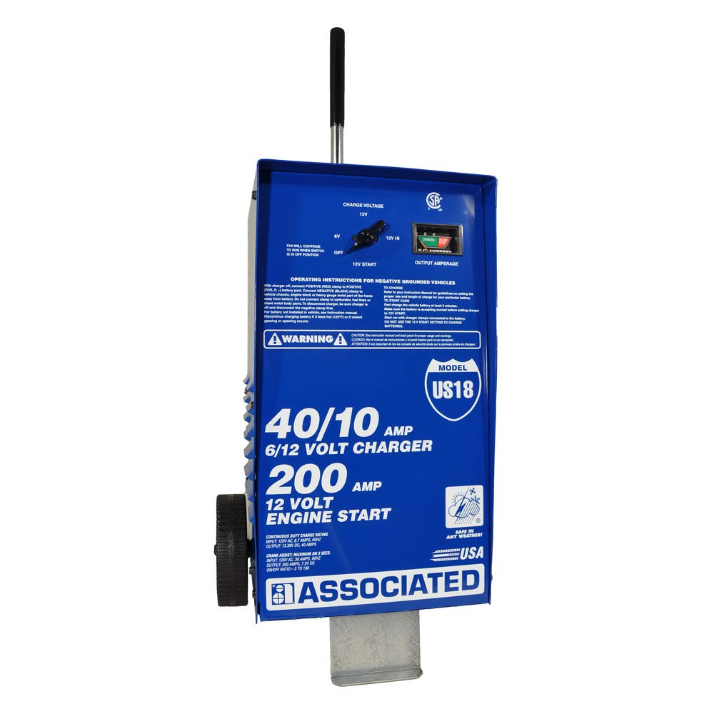 Associated Equipment US18 6/12 Volt Value Battery Charger
