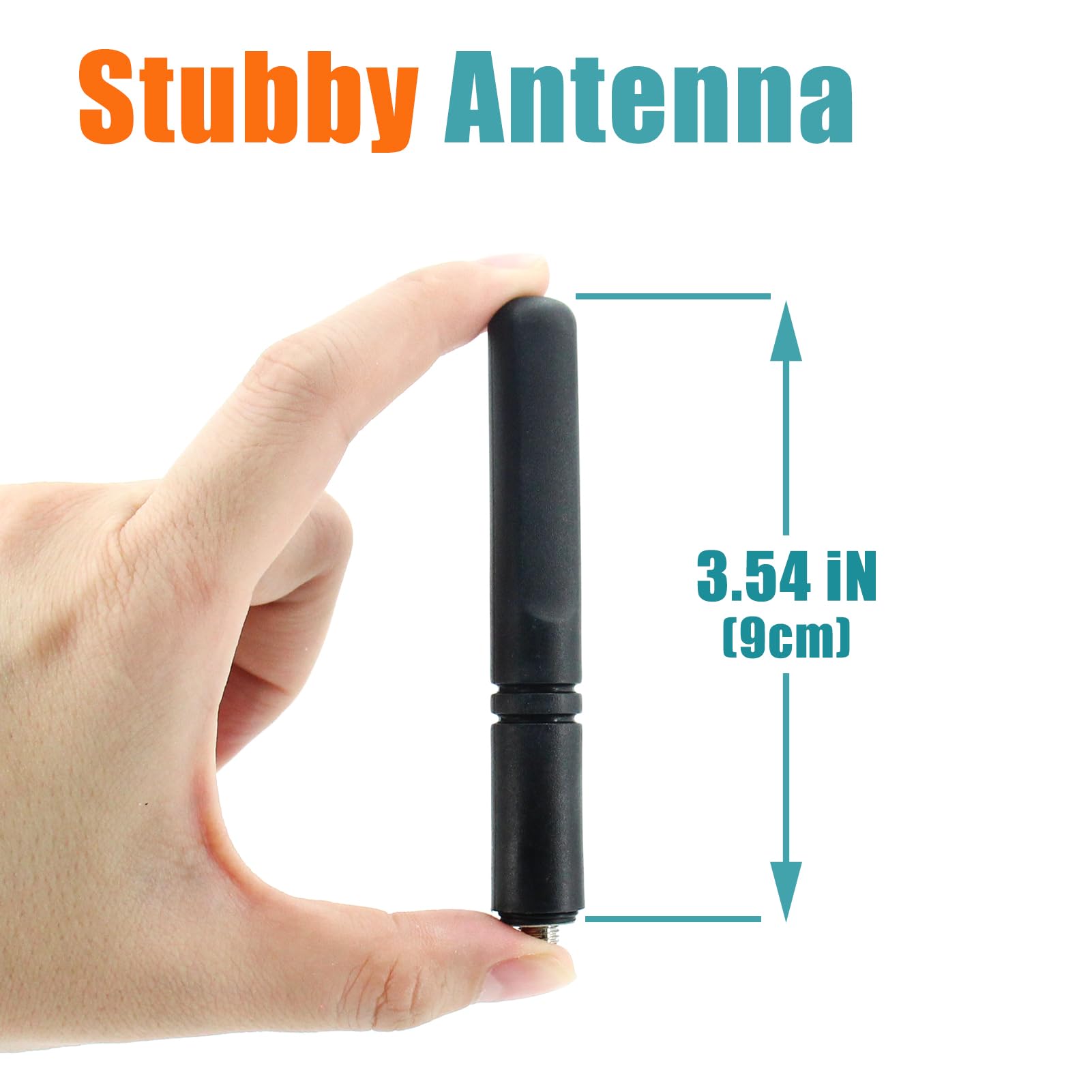 136-174 MHz VHF Stubby Antenna PMAD4120A Compatible for Motorola XPR7350 XPR7550 XPR3300 XPR3500 XPR3000 XPR3000e XPR7000 XPR7000e Two Way Radio (5 Pack)