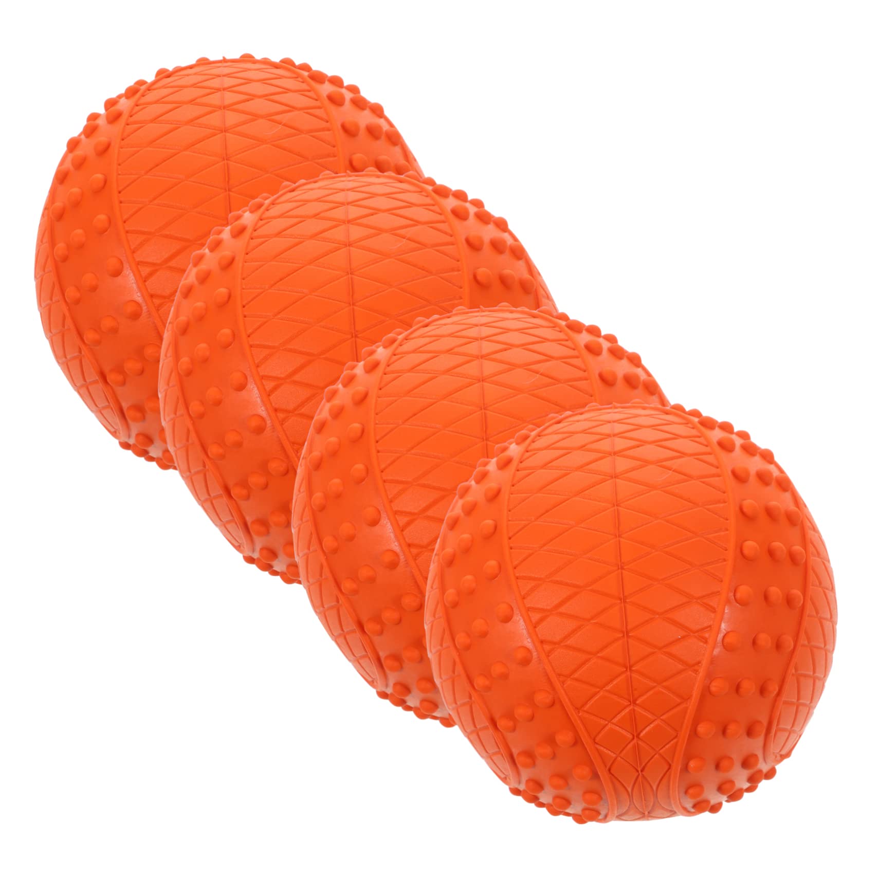 Balles de dressage pour chiens en caoutchouc : occupez votre animal avec ce lot de 4