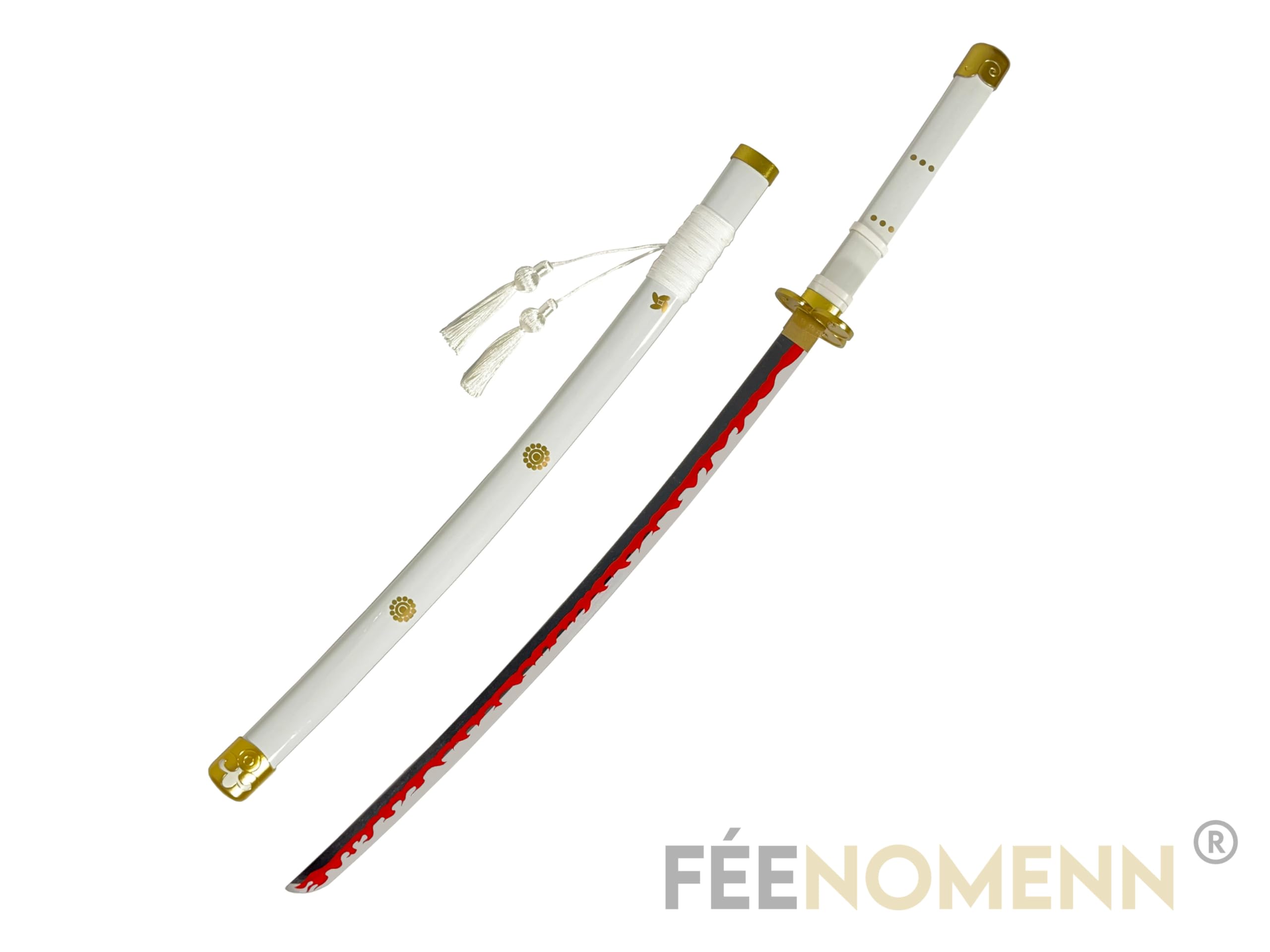 Katana Decorativa Giapponese - Spada di Zoro (Ame No Habakiri) - Supporto Premium Incluso