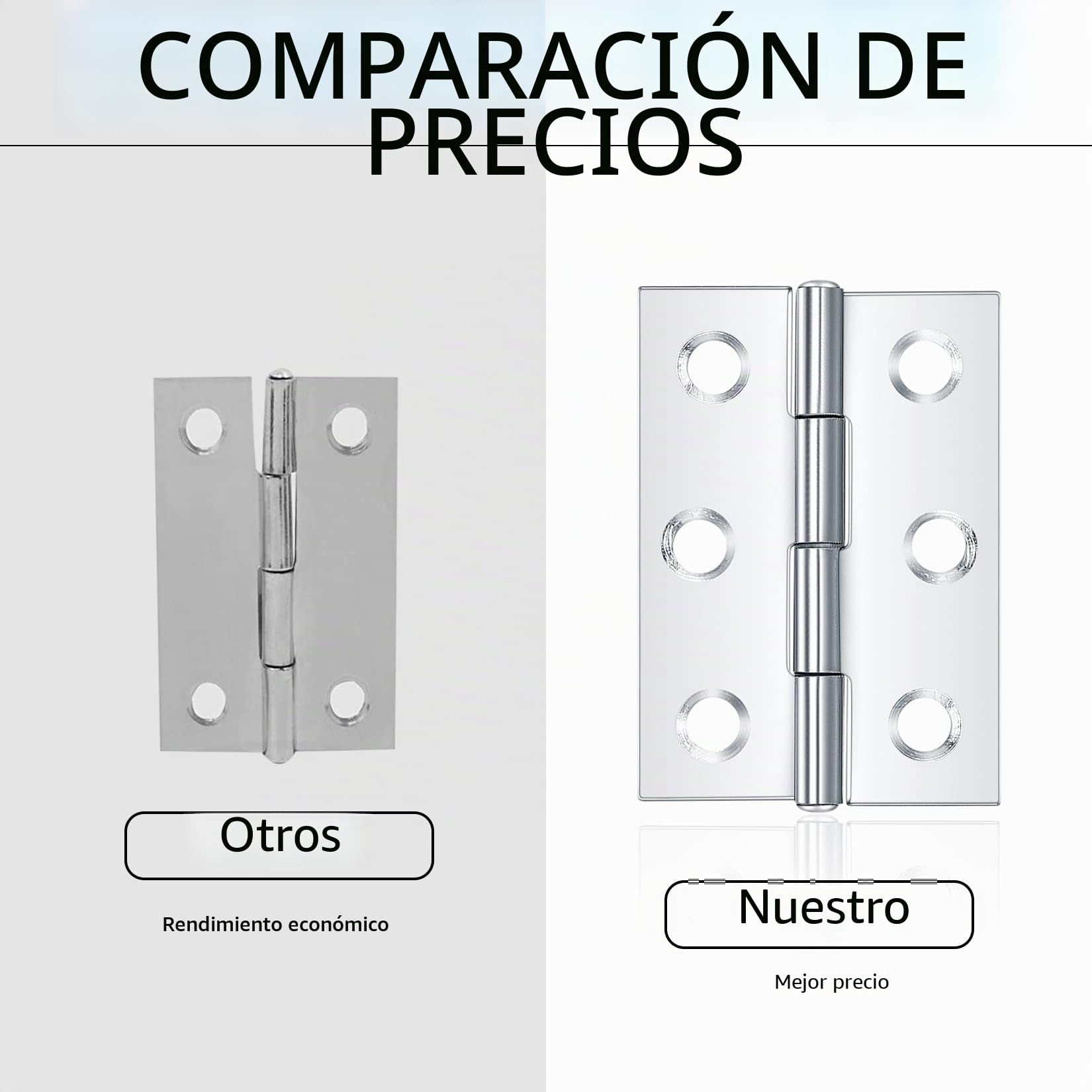 20 Piezas Bisagras Puertas Madera,Visagras Pequeñas, Bisagras de Acero Inoxidable Conectores para Gabinete Armario Puertas Ventanas