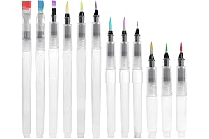 12PCS Water Color Brush Pens, Bringing Watercolor Magic to Life