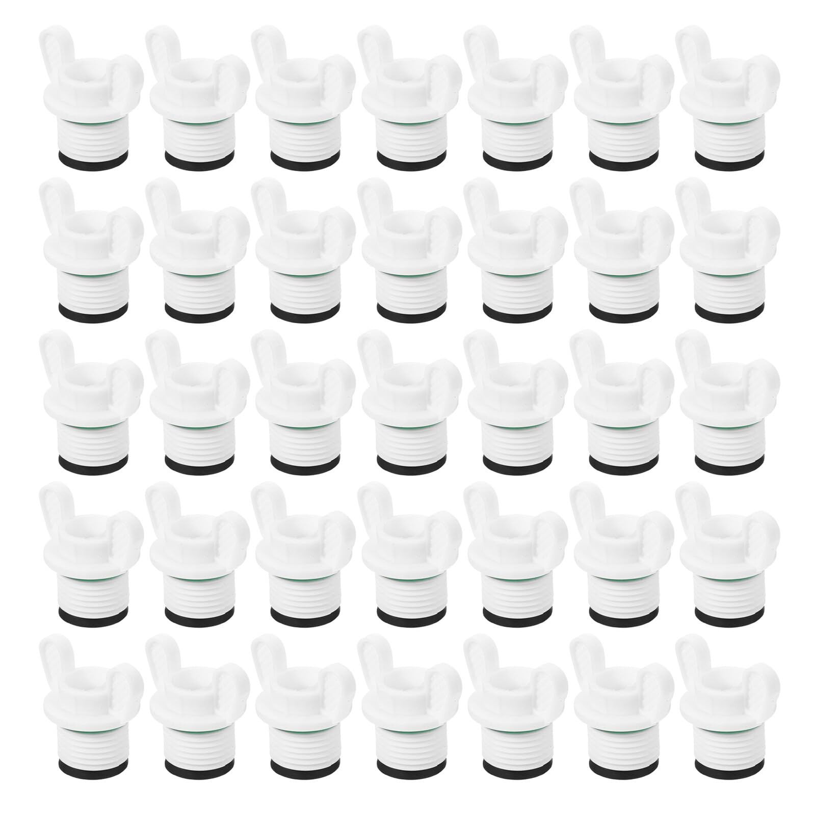 Bouchons filetés en plastique blanc 1/2 pour tuyau PPR lot de 60 pièces