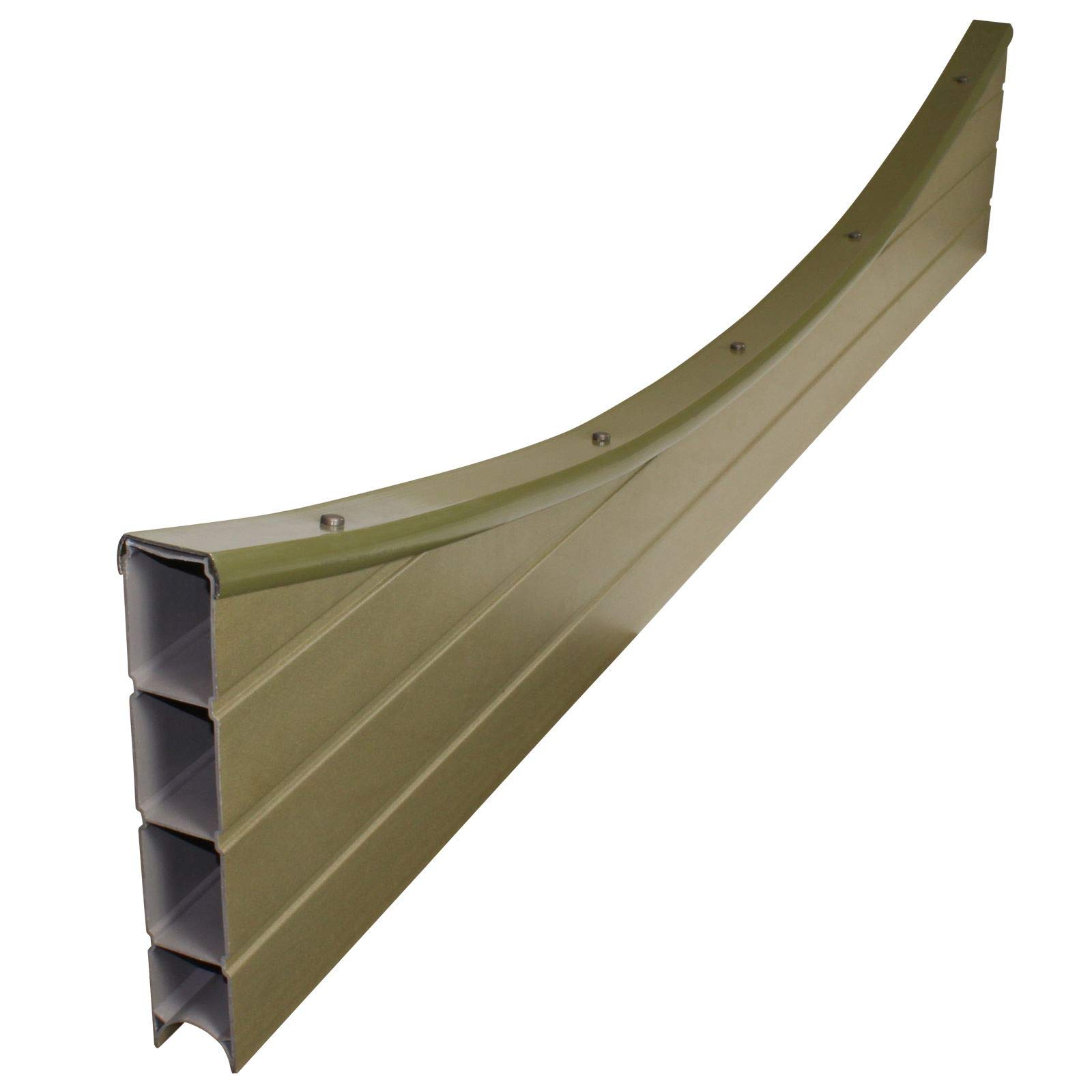 Eco Fencing Natural 1.829M (6 Foot), Concave Top - Arched Fence Panel Tops For Plastic Composite Panel Boards