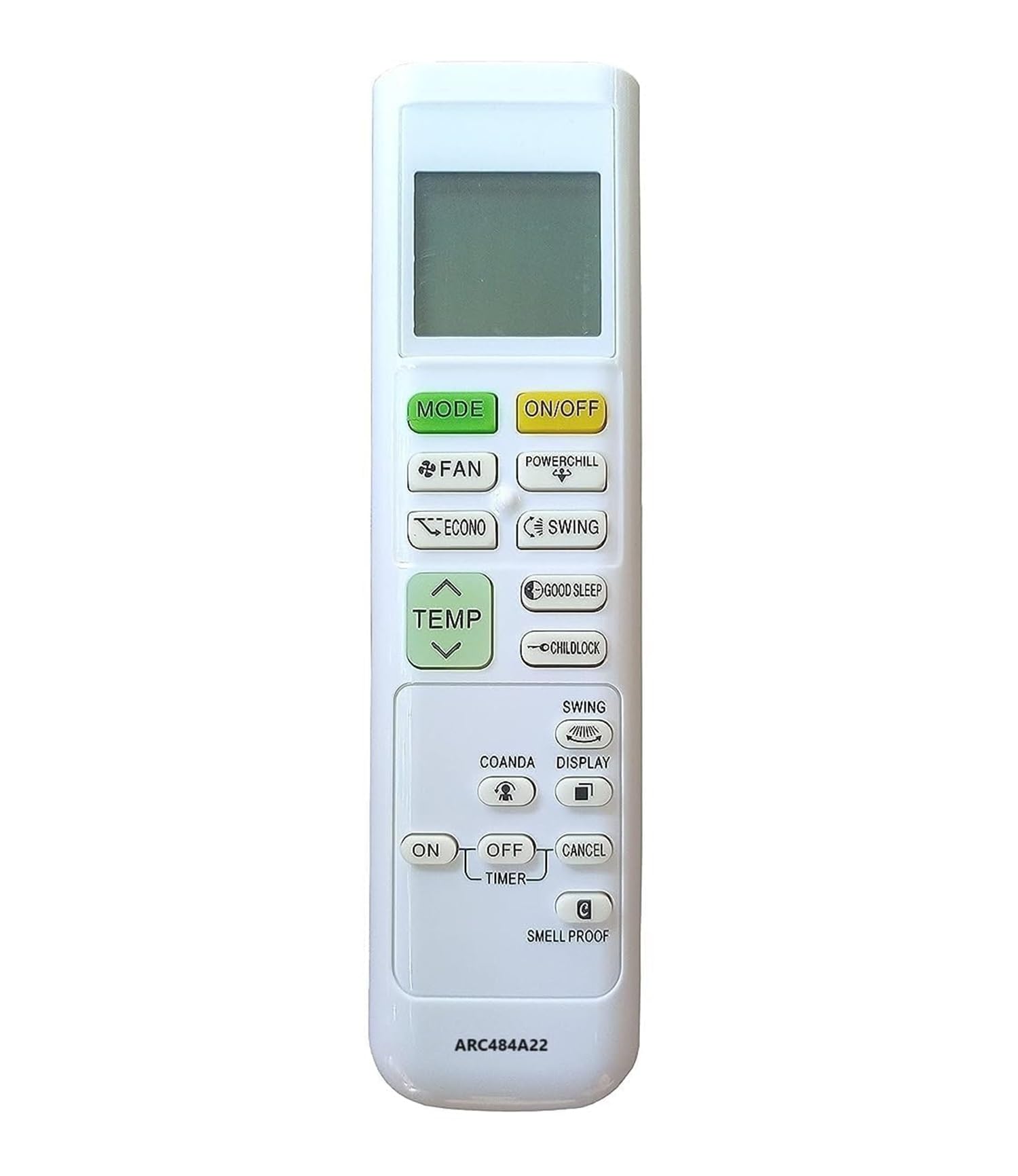 VHM Ac Remote Compatible for Daikin Ac Remote Model: ARC484A22 Split and Window Ac, White (Old Remote Must be Exactly Same)-picture-12