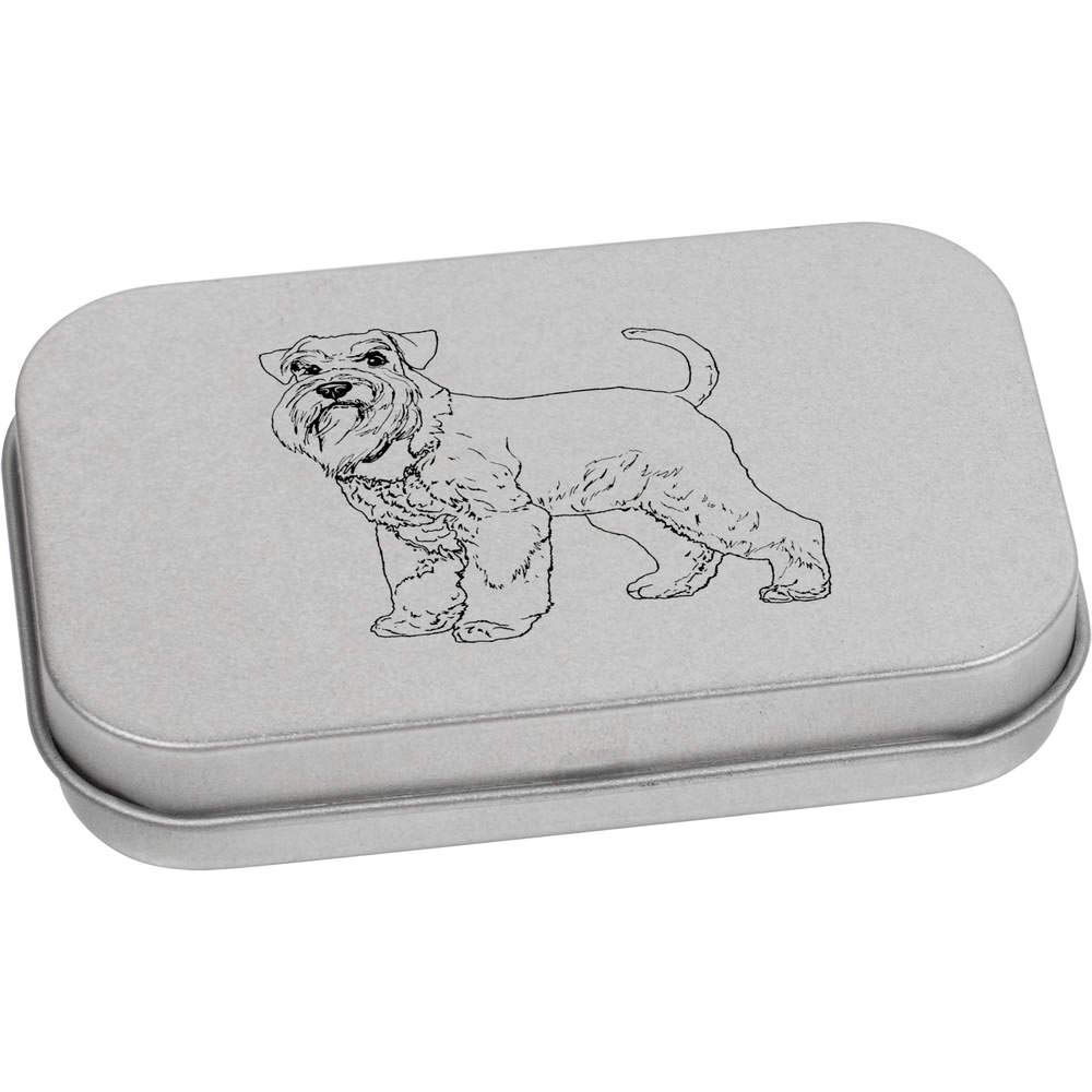 Azeeda 80mm 'Schnauzer' Metal Hinged Tin/Storage Box (TT00140058)