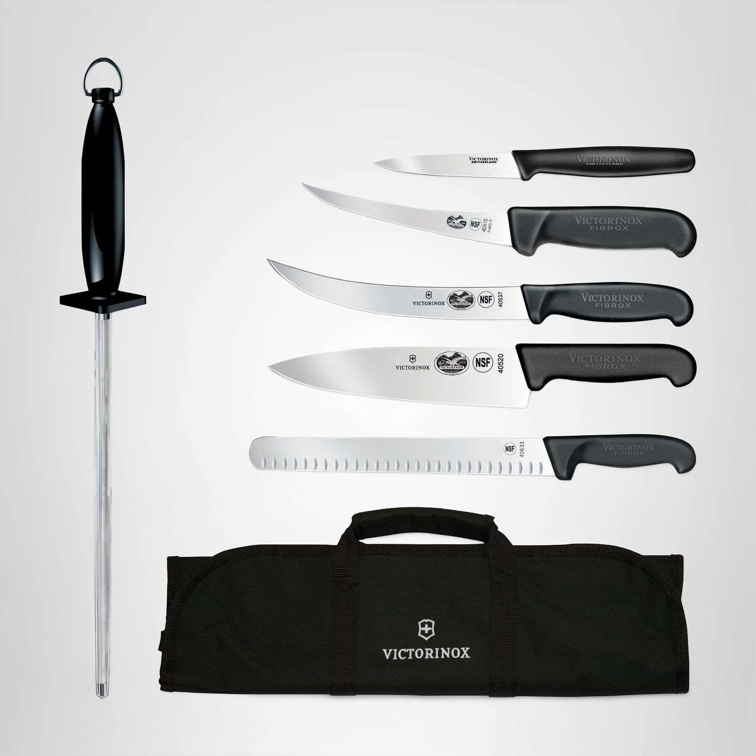Amazon.com: Victorinox Fibrox 7-Piece Competition BBQ Set, Black