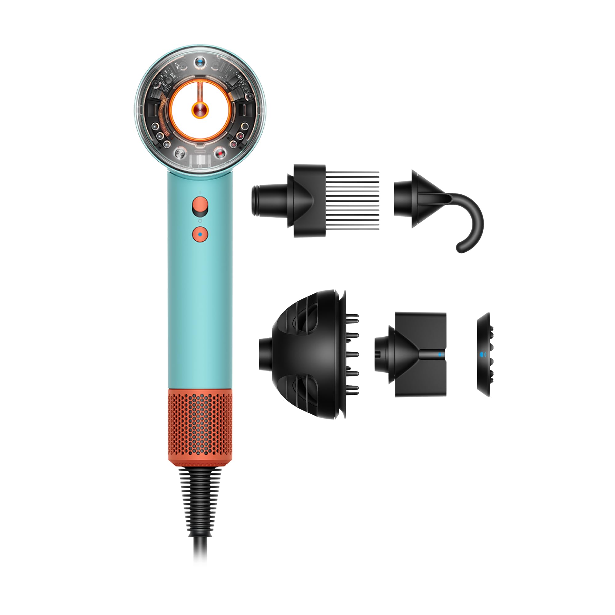 Dyson Asciugacapelli Supersonic Nural-acquamarina/tangerine