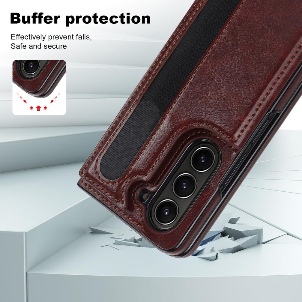 Custodia portafoglio for Samsung Galaxy Z Fold 8 Ultra pelle