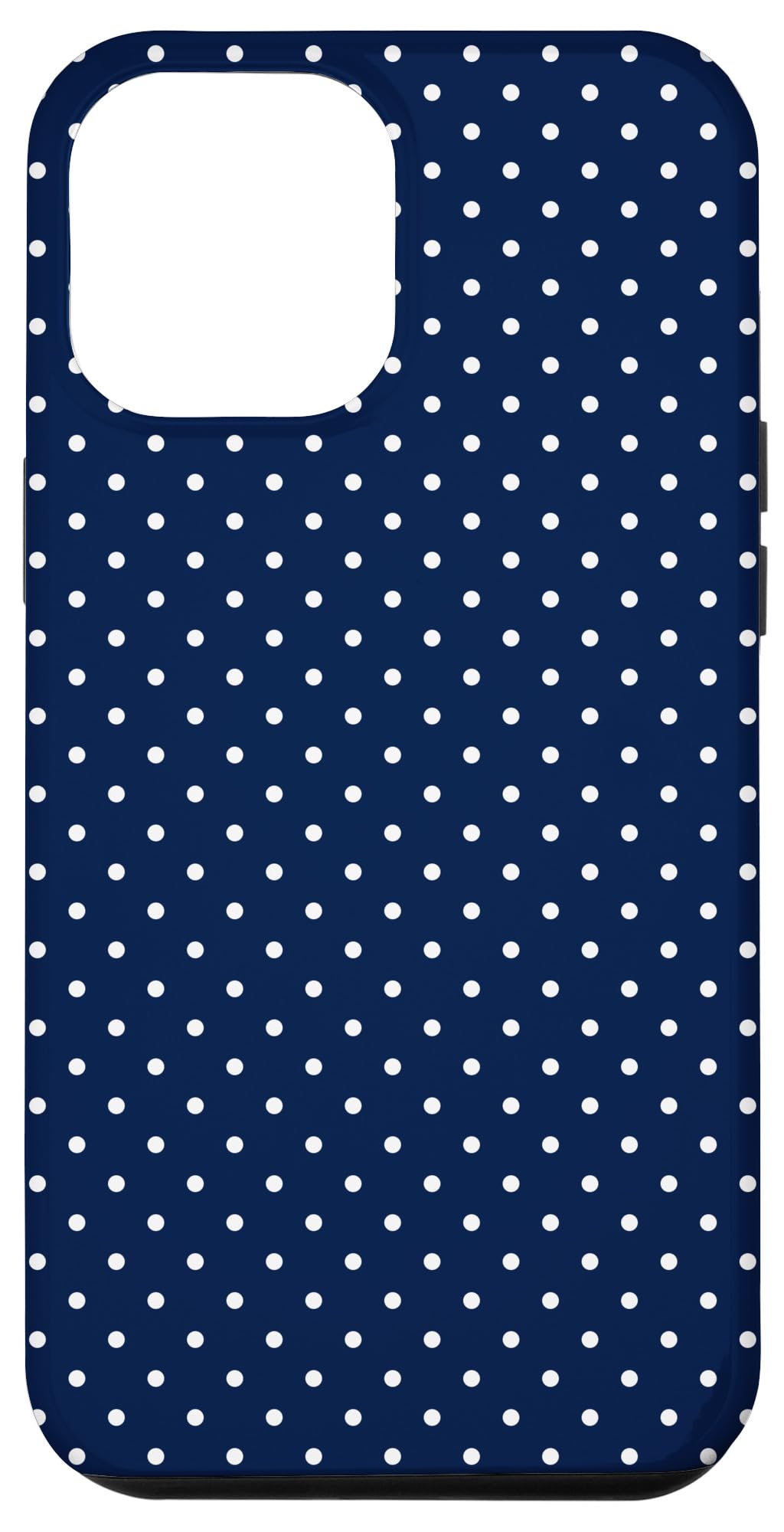 Navy Blue Polka Dot Lover Case for iPhone 12 Pro Max