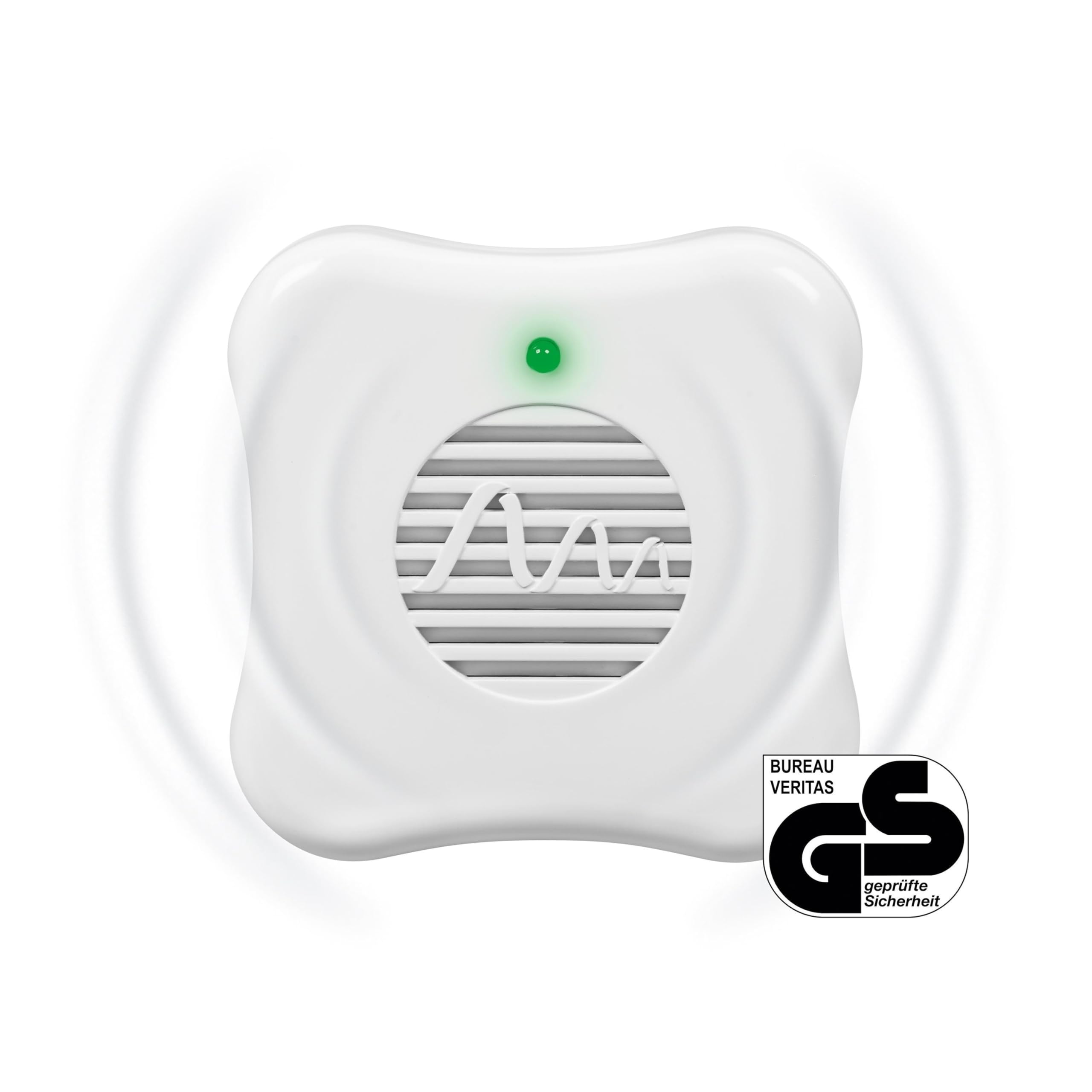 GARDIGO® Répulsif Fourmis Ultrason – Lot de 2 – Anti-Fourmi Électrique pour Maison, Cuisine, Cave – Appareil à Ultrasons sans Produit Chimique – Branché sur Prise – Protection 25 m² par unité