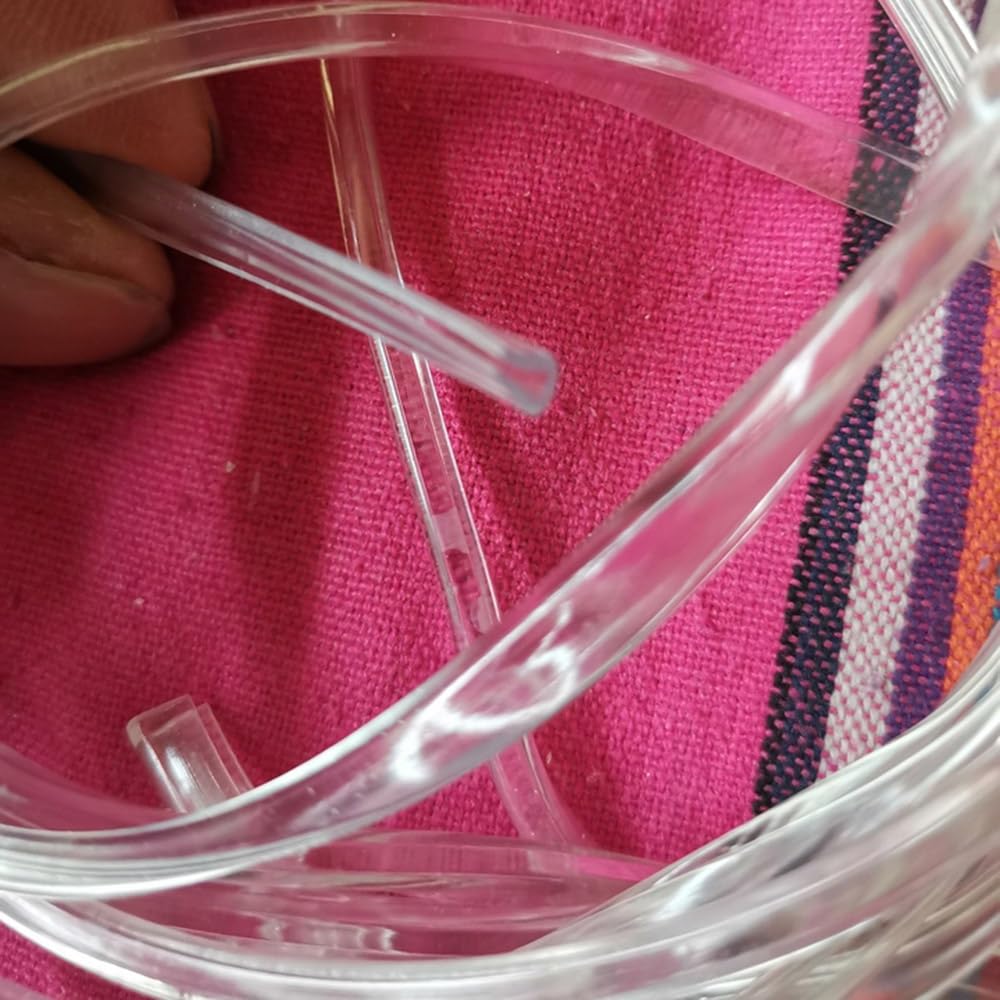 Glaskantenschutz Kantenschutz 2m 5m 10m Transparente Gummi Kantenstreifen Silikon Eckenschutz 0,5-26mm Kantenschutzstreifen Für Schrank Schutz(10mx24-26mm)